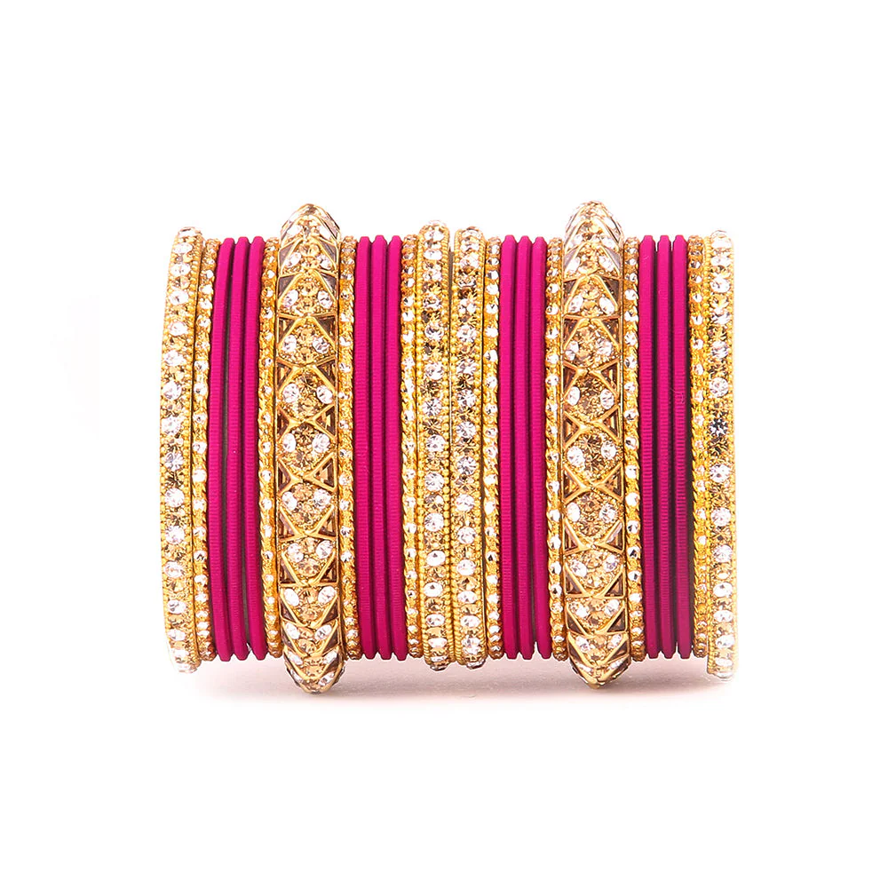 Antique Lac Bracelet With Matte Finish Bangle Set For Women - Image 8