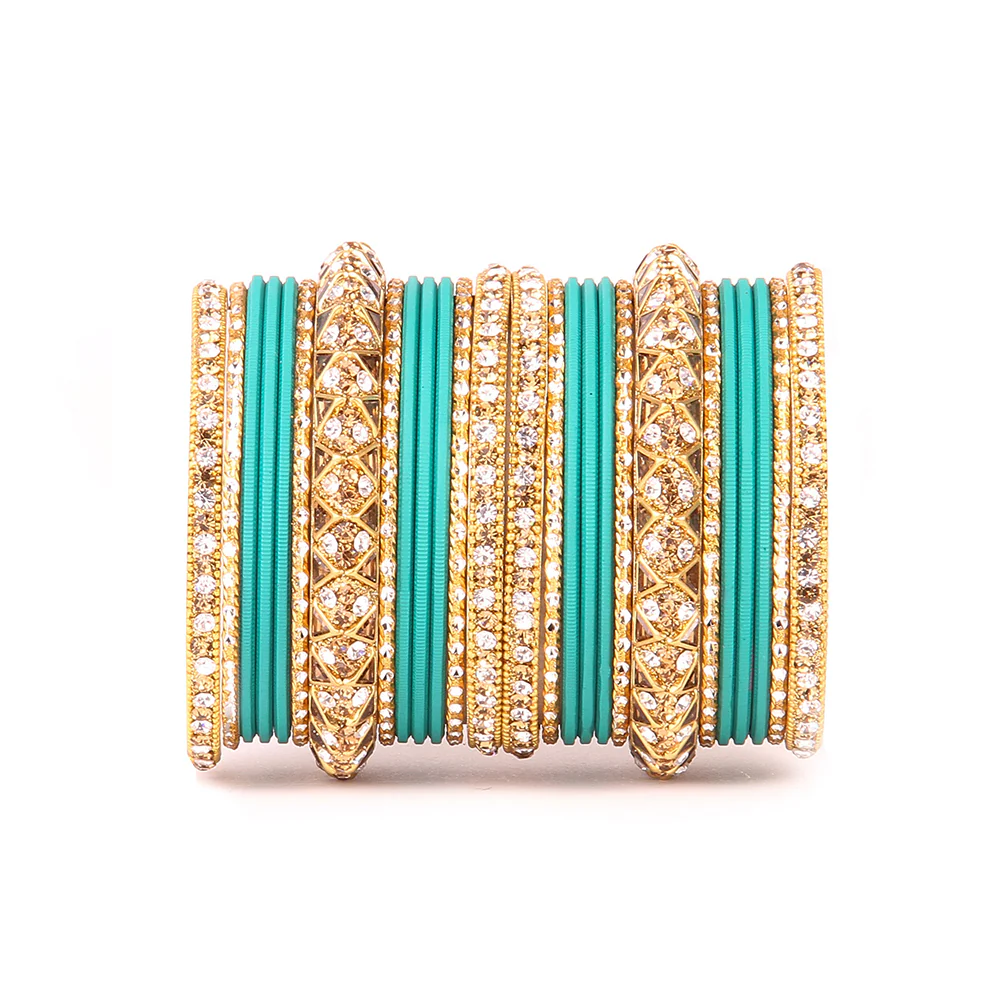 Antique Lac Bracelet With Matte Finish Bangle Set For Women - Image 10