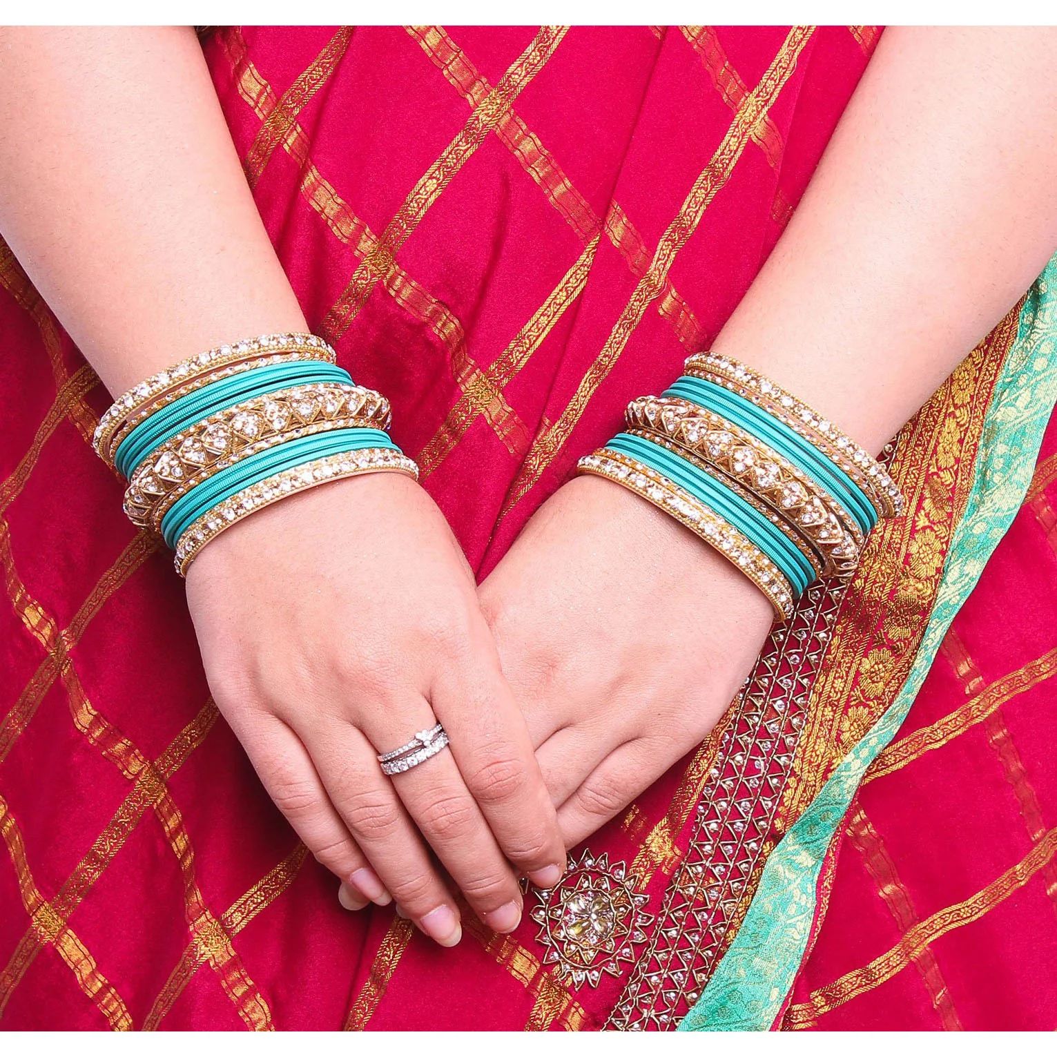 Antique Lac Bracelet With Matte Finish Bangle Set For Women - Image 11