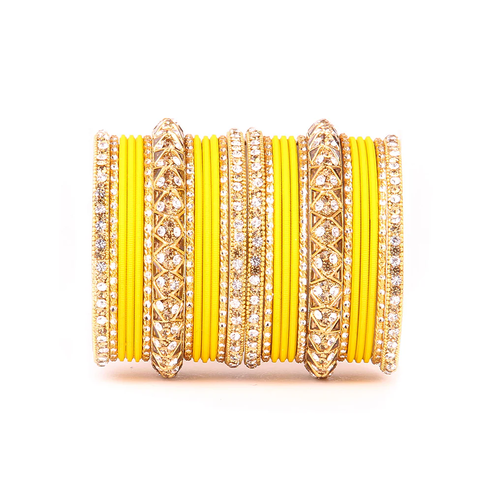 Antique Lac Bracelet With Matte Finish Bangle Set For Women - Image 13