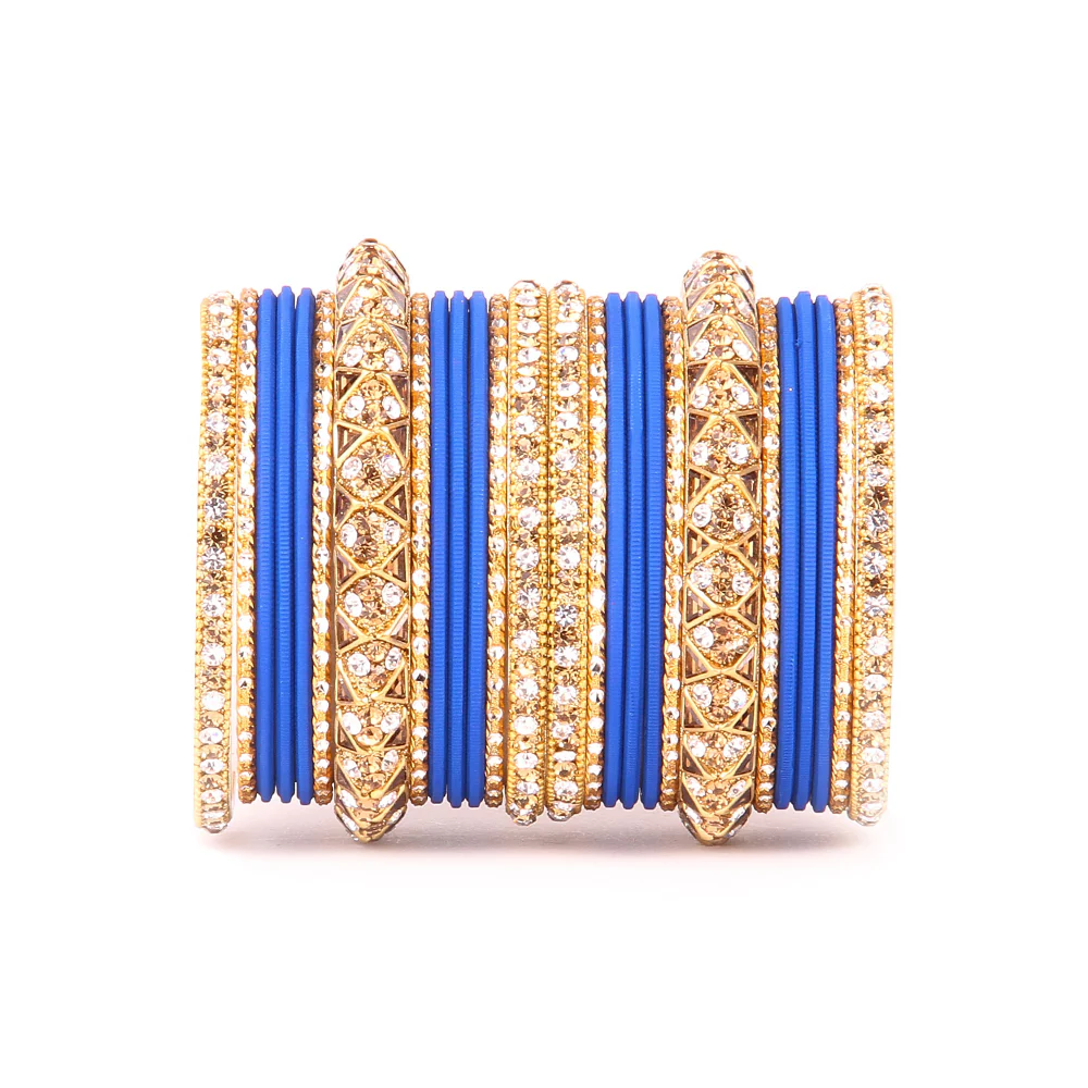 Antique Lac Bracelet With Matte Finish Bangle Set For Women - Image 3