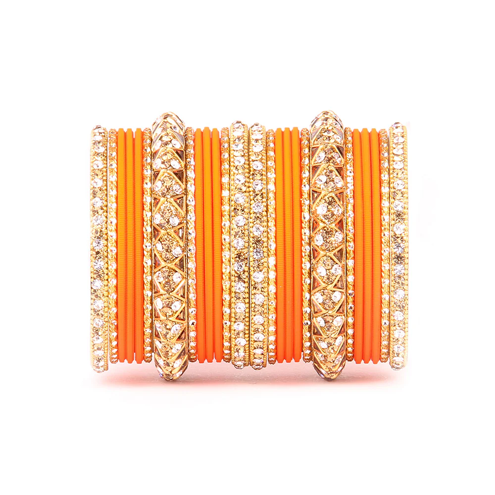 Antique Lac Bracelet With Matte Finish Bangle Set For Women - Image 4