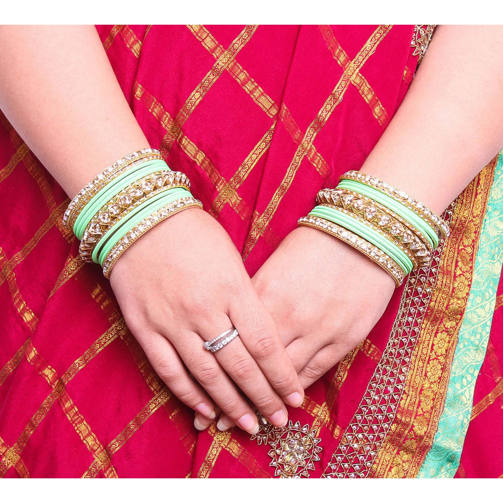 Antique Lac Bracelet With Matte Finish Bangle Set For Women - Image 7
