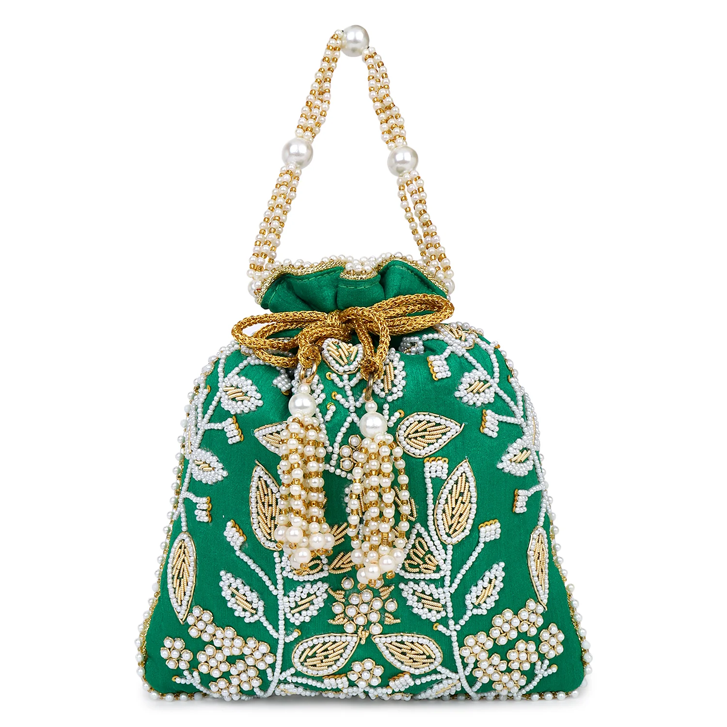 Beaded Pattern Bridal Potli - Image 6