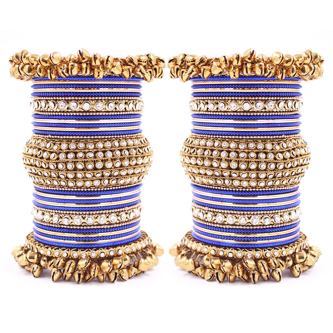 Beautiful Bridal Bangle Set with Ghungroo Latkan by Leshya - Image 16