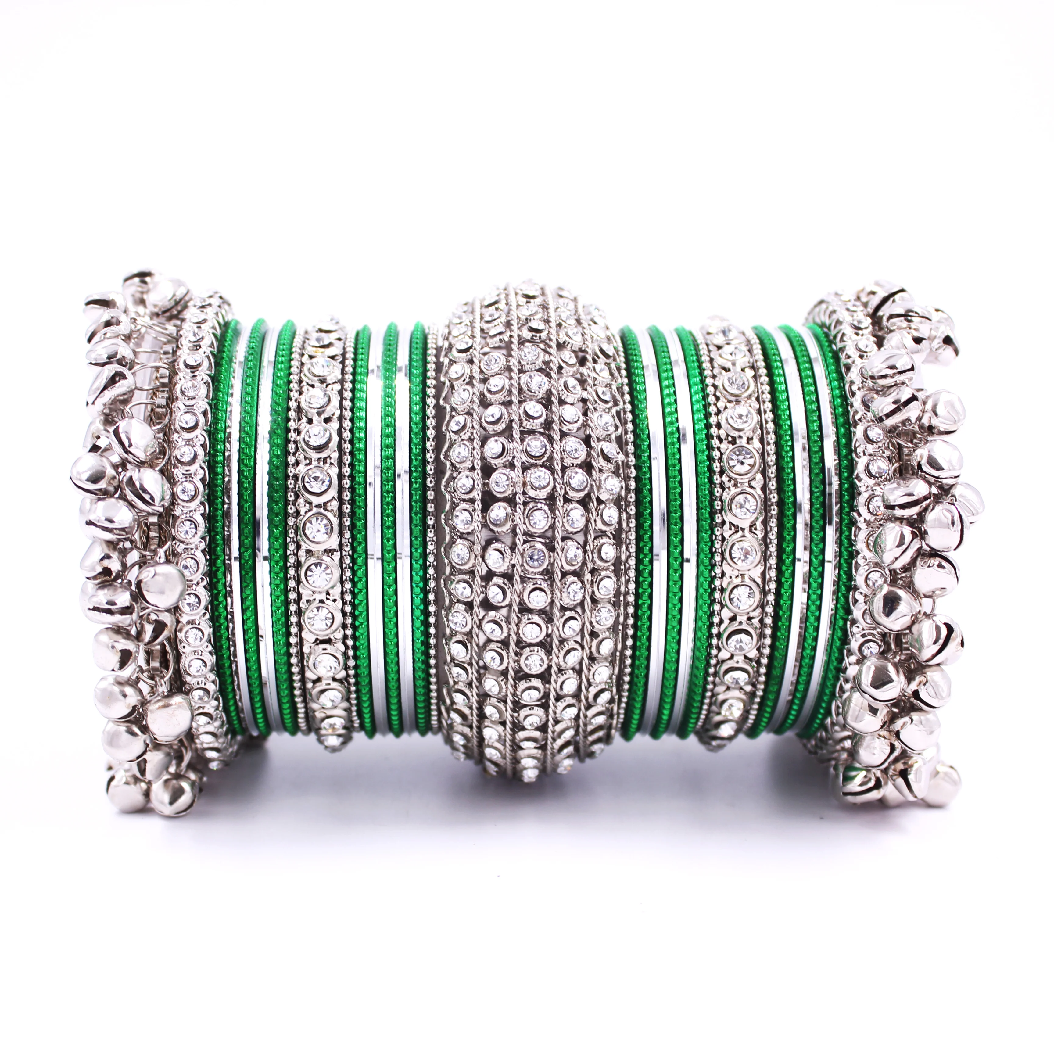 Beautiful Bridal Bangle Set with Ghungroo Latkan by Leshya - Image 8