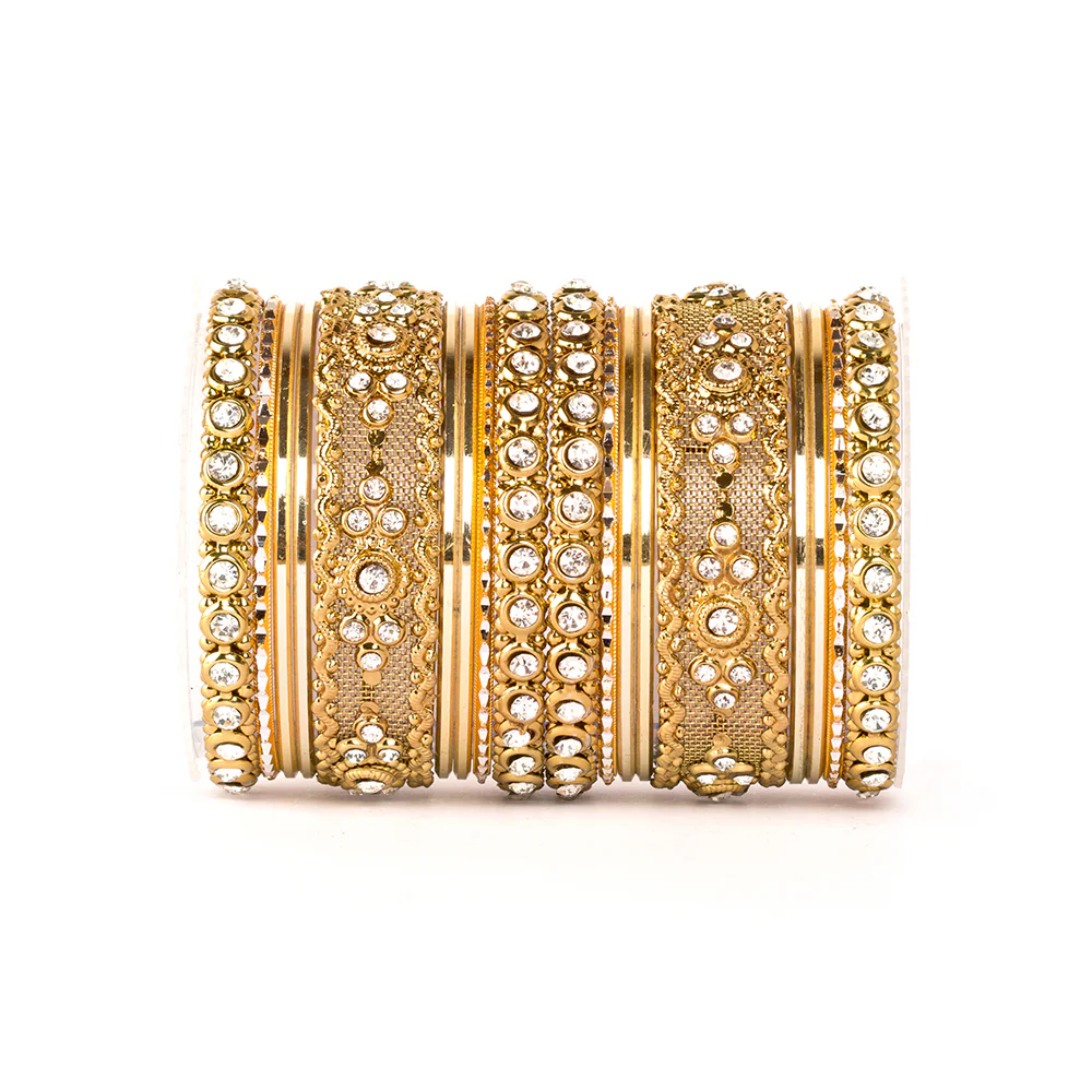 Beautiful Intricate Colored Bangle Set For Two Hands - Image 3