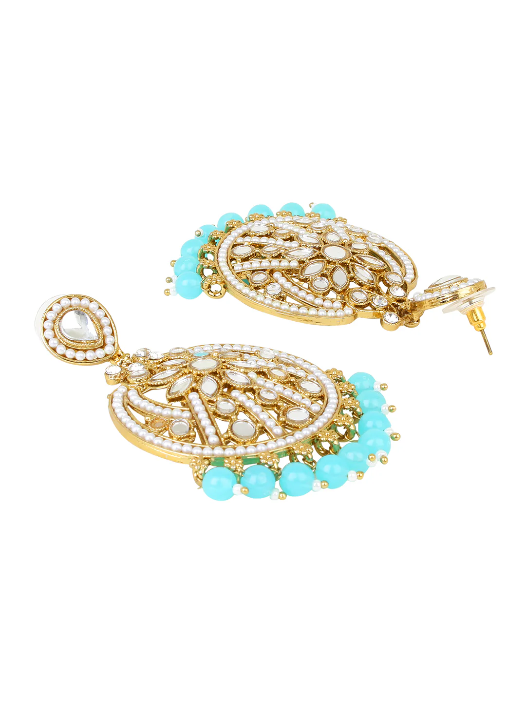 Beautiful Jhumki Earring with Mirrorwork by Leshya - Image 4
