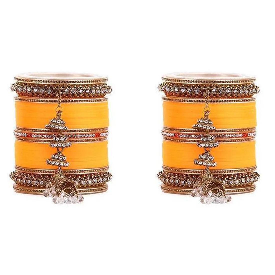 Beautiful Marriage Chura With Jhumki And Latkan - Image 4