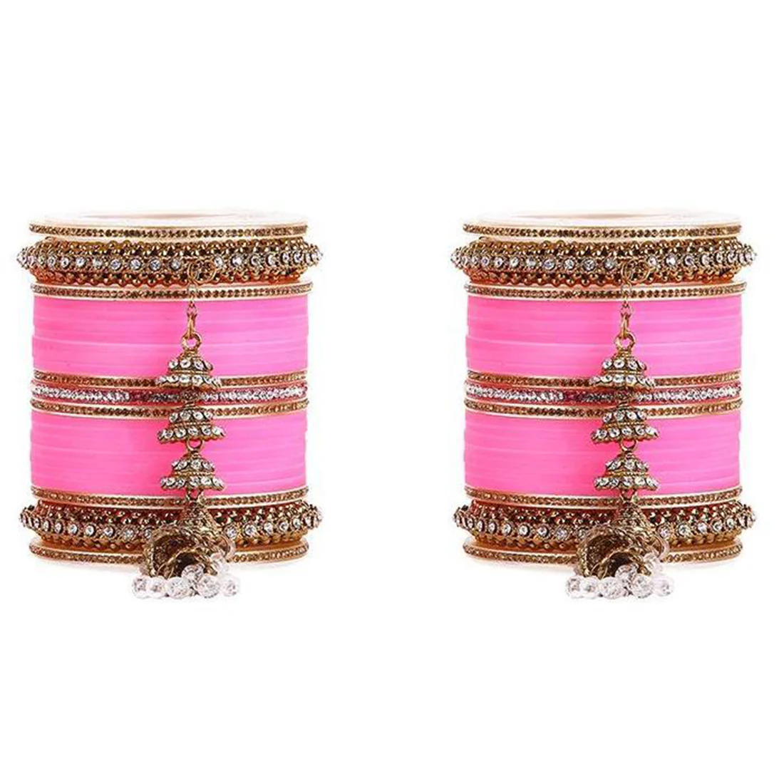 Beautiful Marriage Chura With Jhumki And Latkan - Image 5
