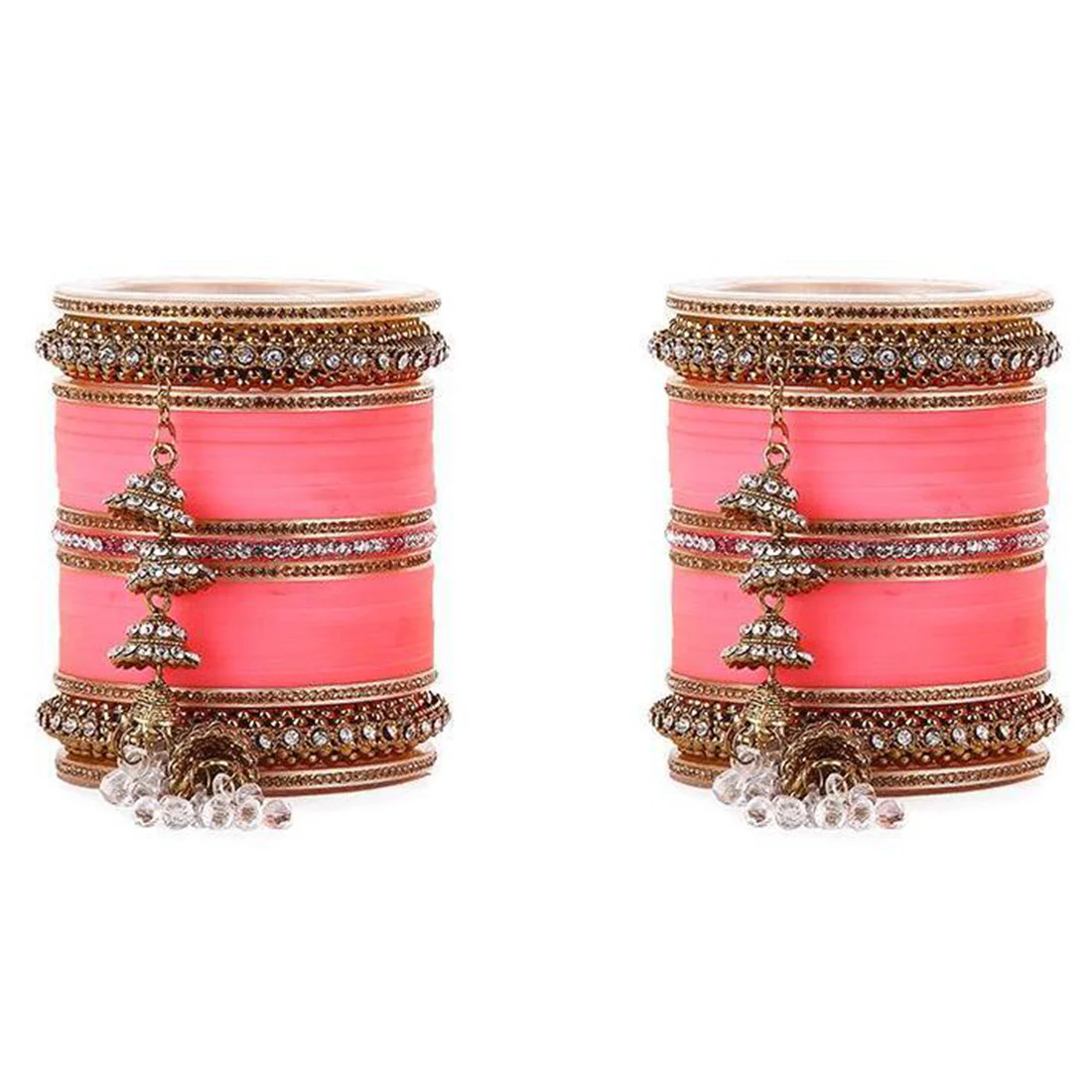 Beautiful Marriage Chura With Jhumki And Latkan - Image 8