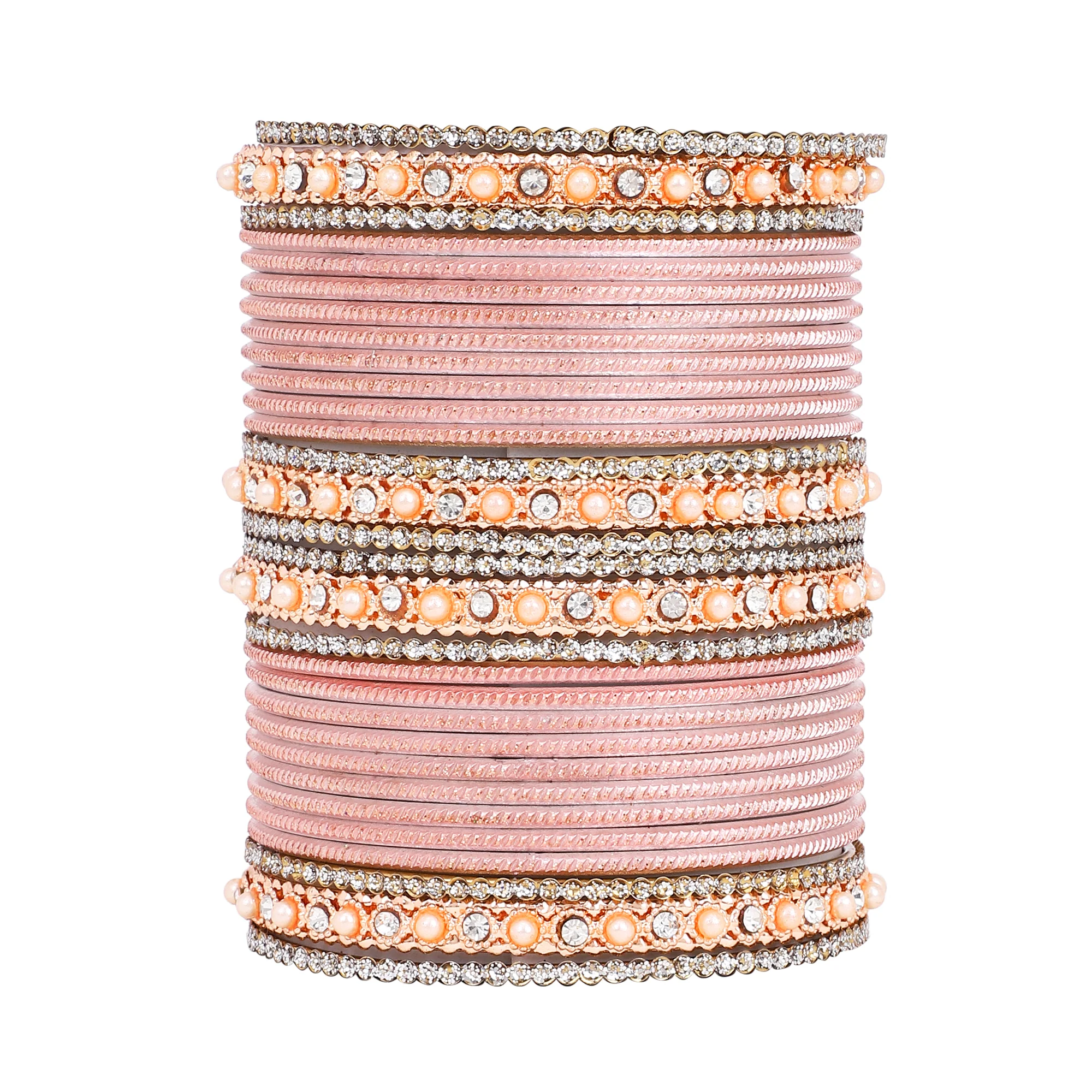 Beautiful Rose Gold Bangle set by Leshya - Image 2