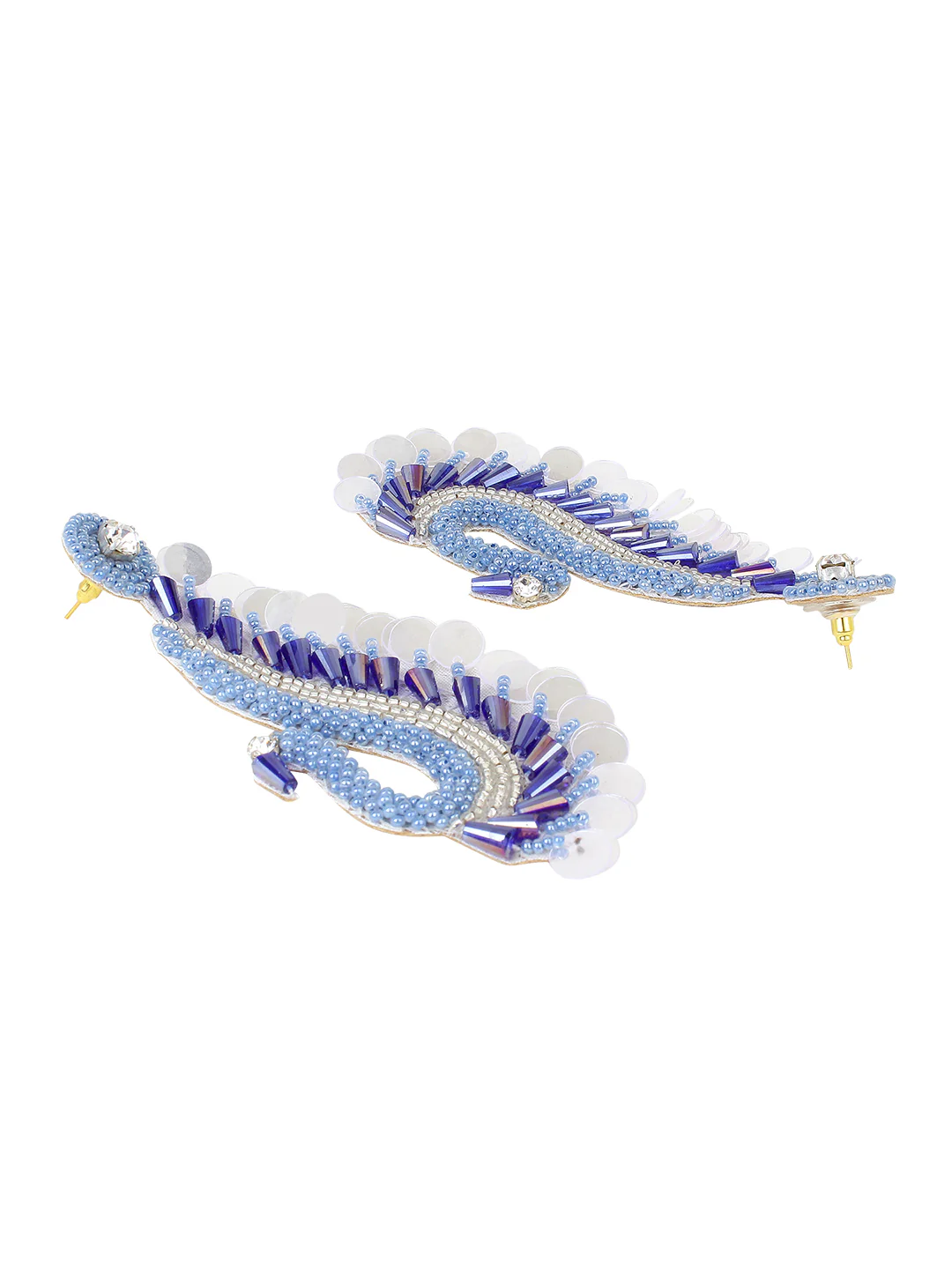 Beautiful Peacock Shaped Handmade Earring  by Leshya - Image 5