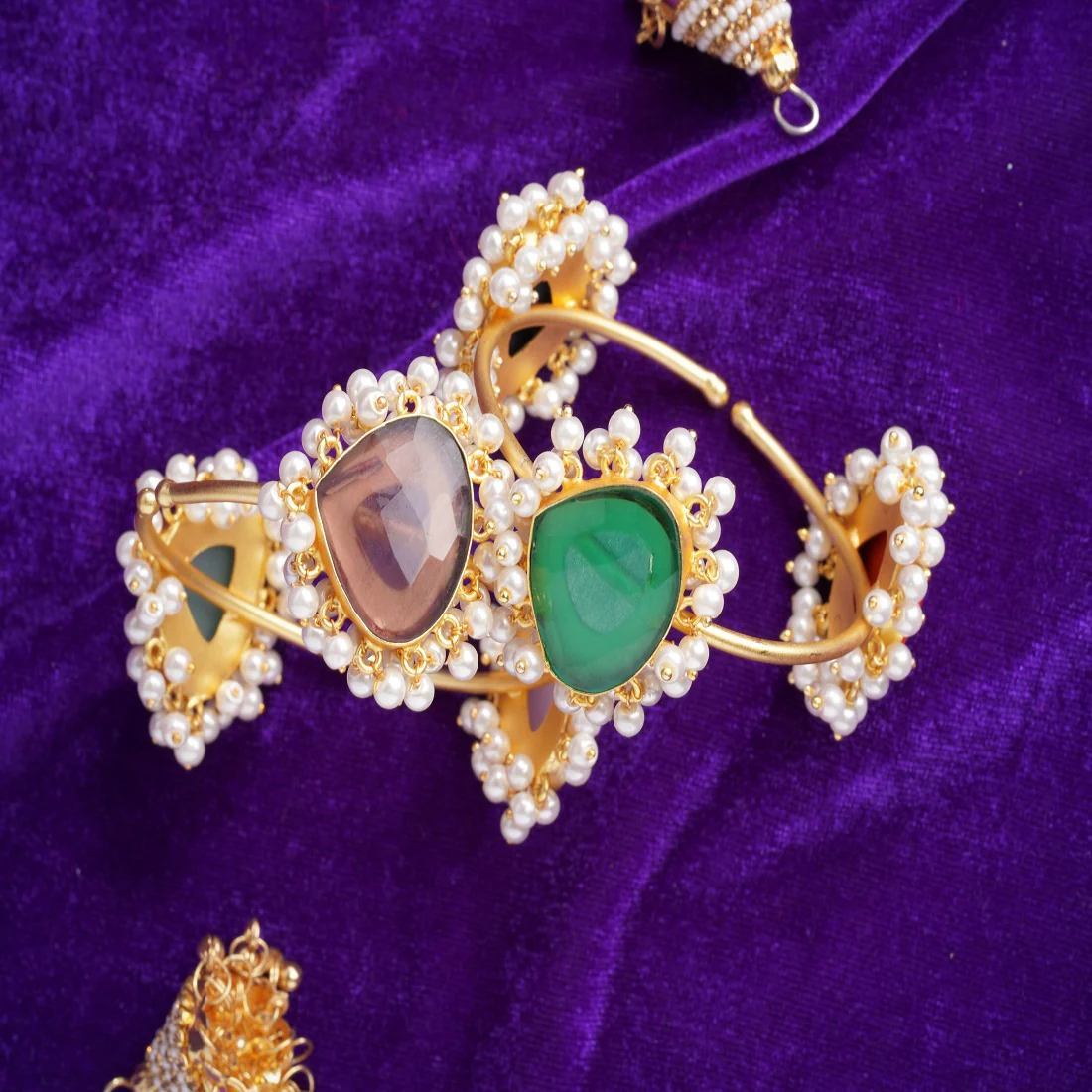 Beautiful Traditional Jewellery Style Bracelets for Dailywear in Free Size by Leshya - Image 3