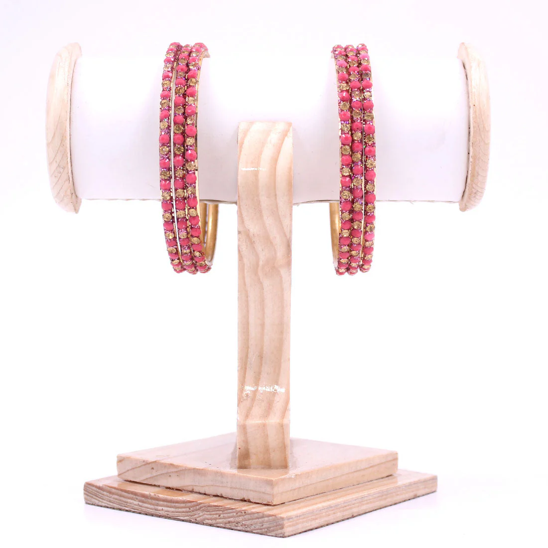 Brass Based Bangles with Coloured Stones by Leshya - Image 10