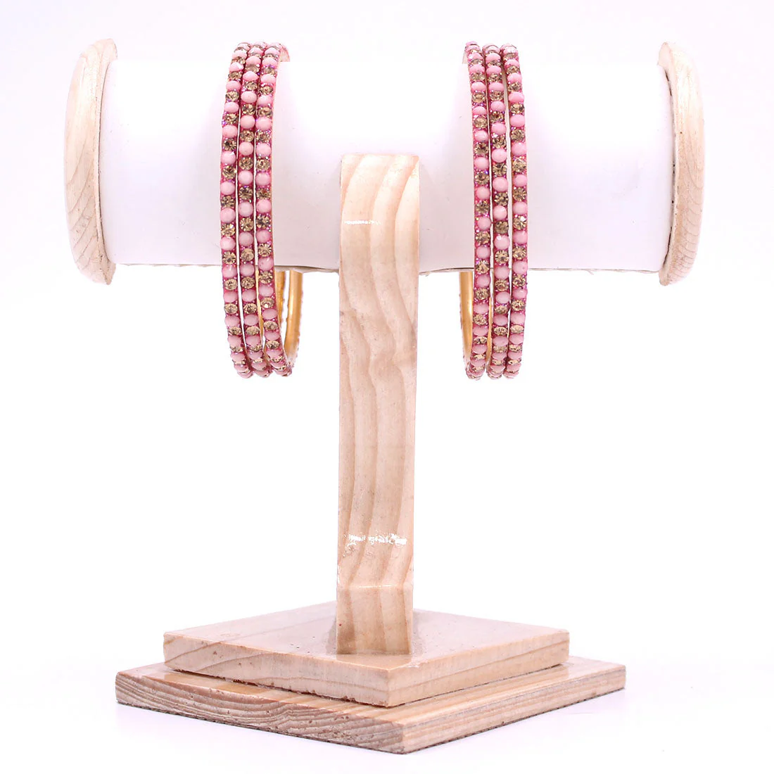 Brass Based Bangles with Coloured Stones by Leshya - Image 8