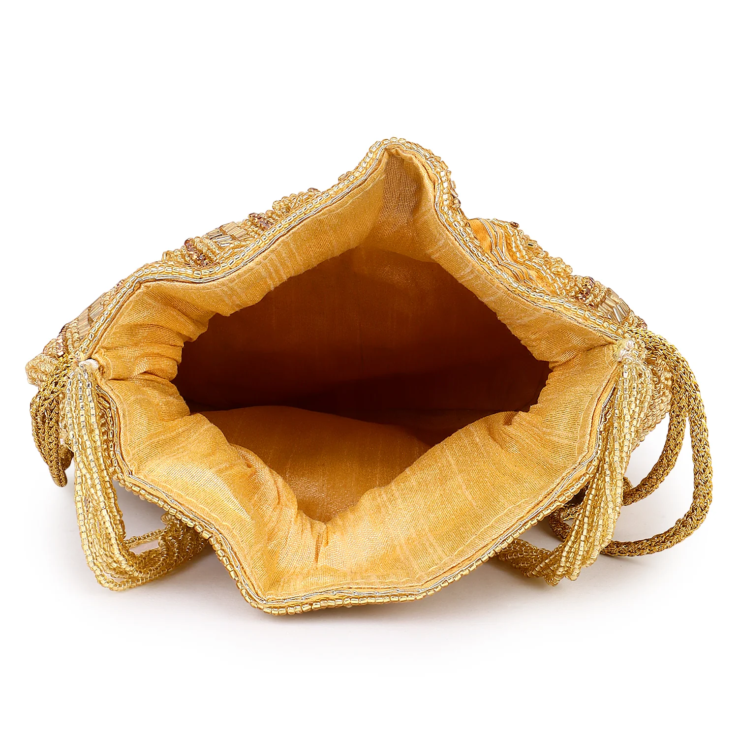 Bridal Handbag with Intricate zari Potli - Image 4