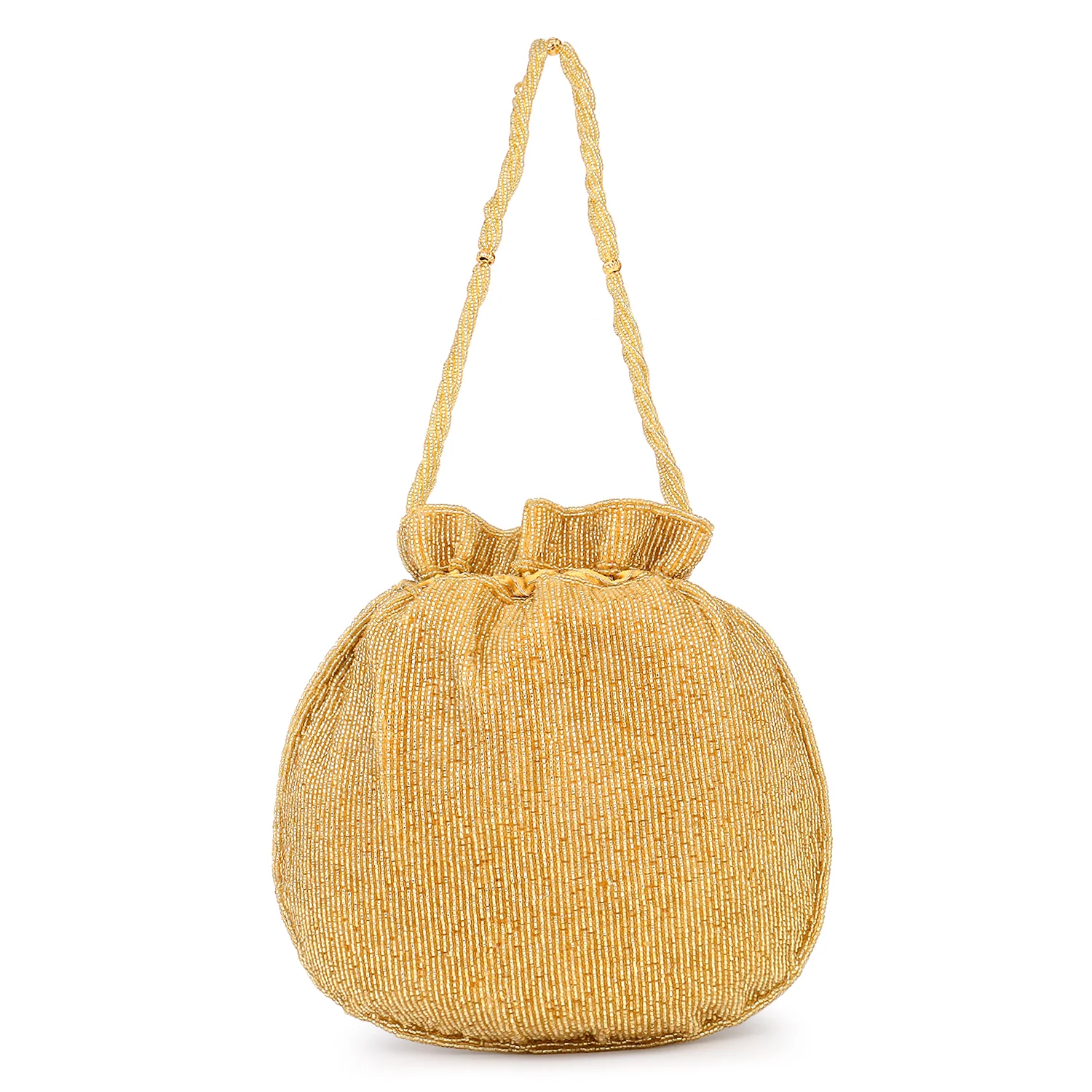 Bridal Handbag with Intricate zari Potli - Image 13