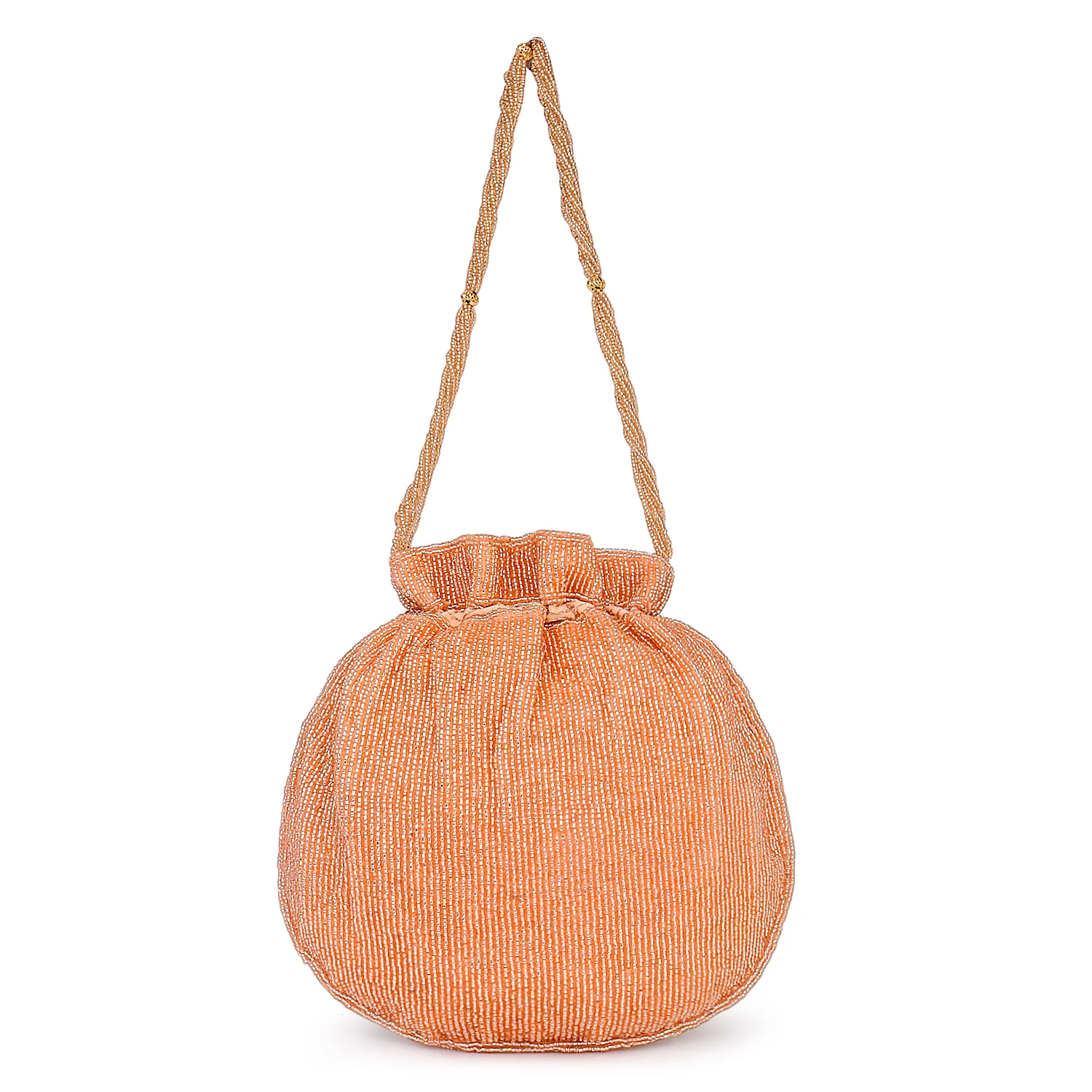 Bridal Handbag with Intricate zari Potli - Image 16