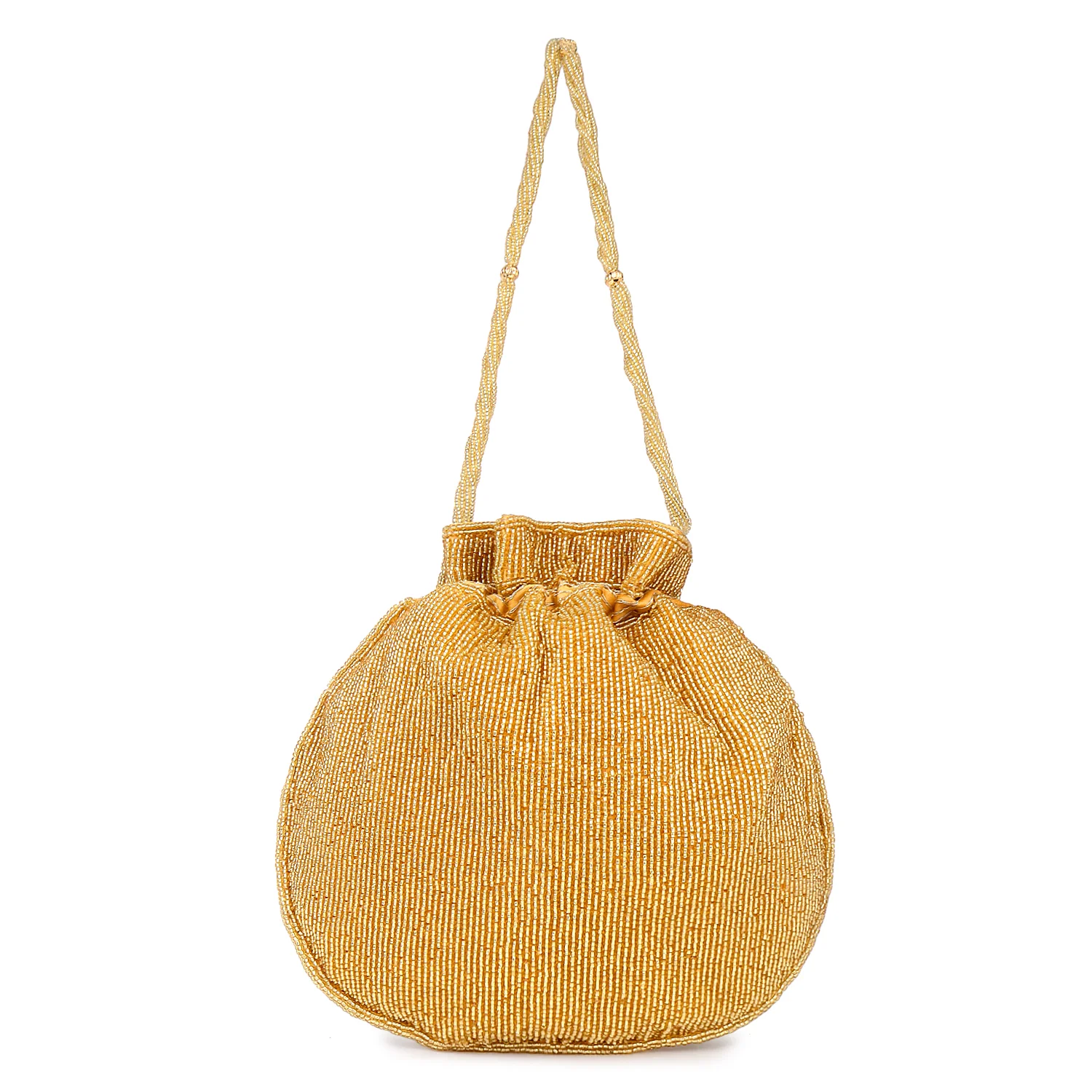 Bridal Handbag with Intricate zari Potli - Image 3