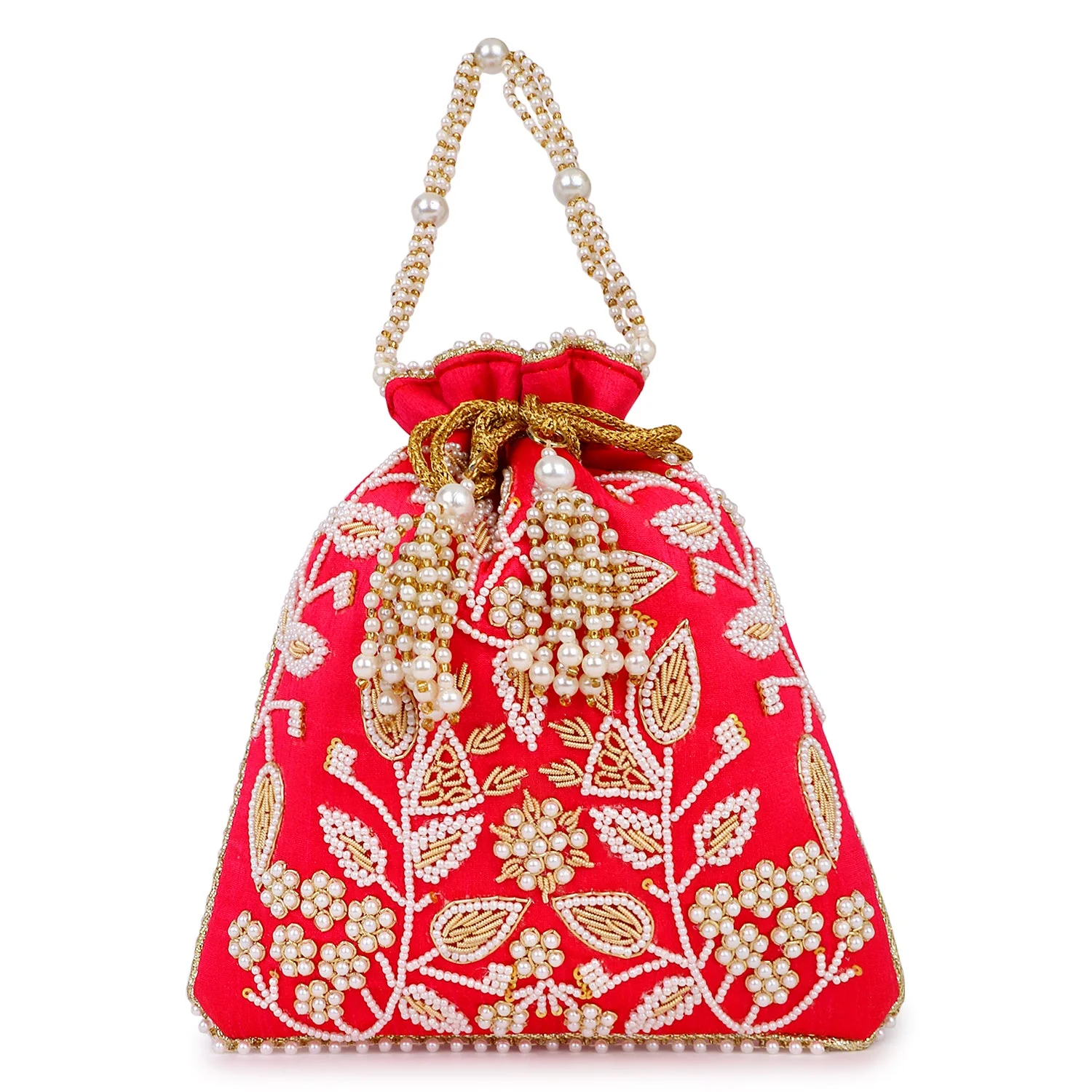 Beaded Pattern Bridal Potli - Image 11