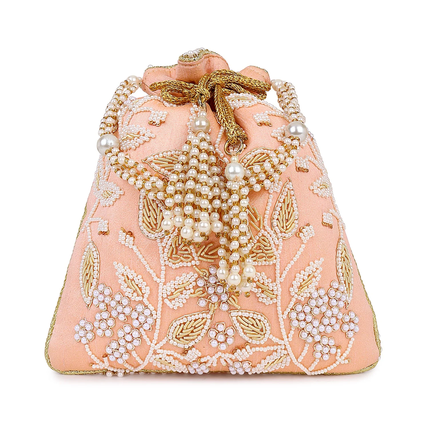 Beaded Pattern Bridal Potli - Image 5