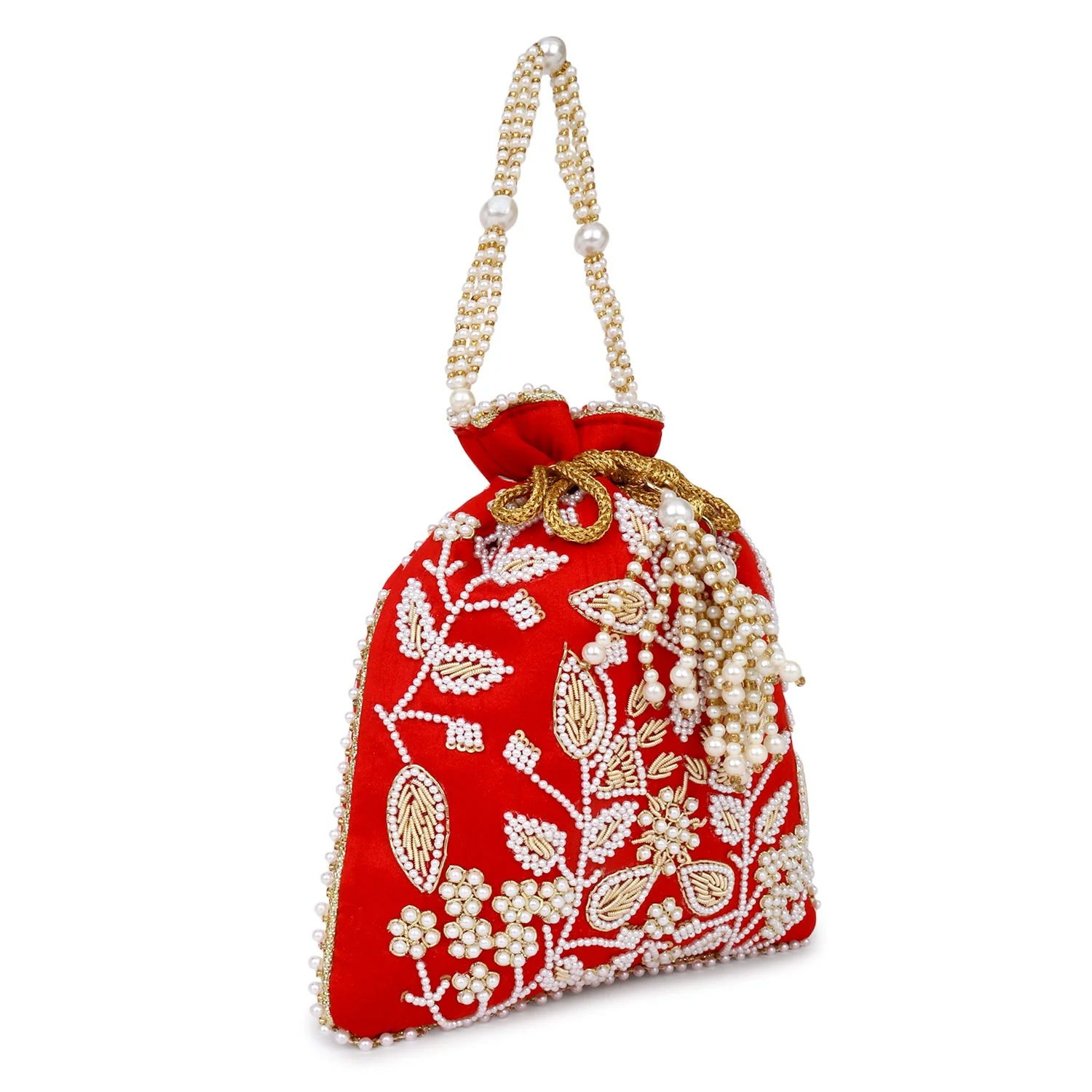 Beaded Pattern Bridal Potli - Image 7