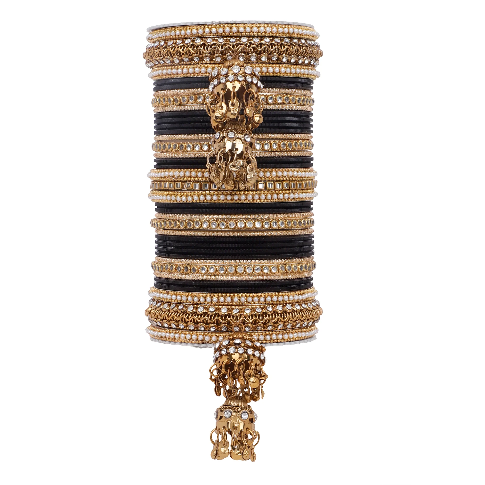 Traditional Jhumki Bangle set by Leshya - Image 11