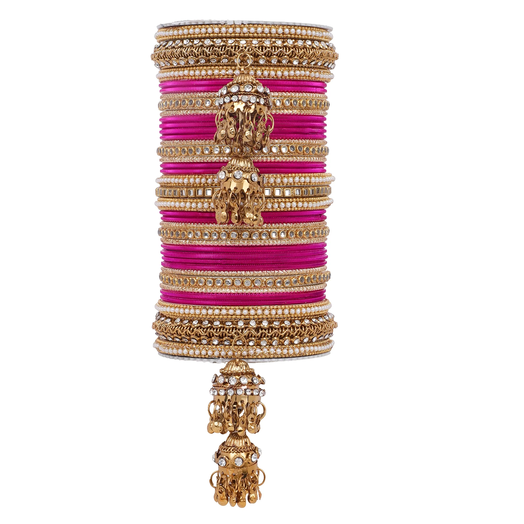 Traditional Jhumki Bangle set by Leshya - Image 24