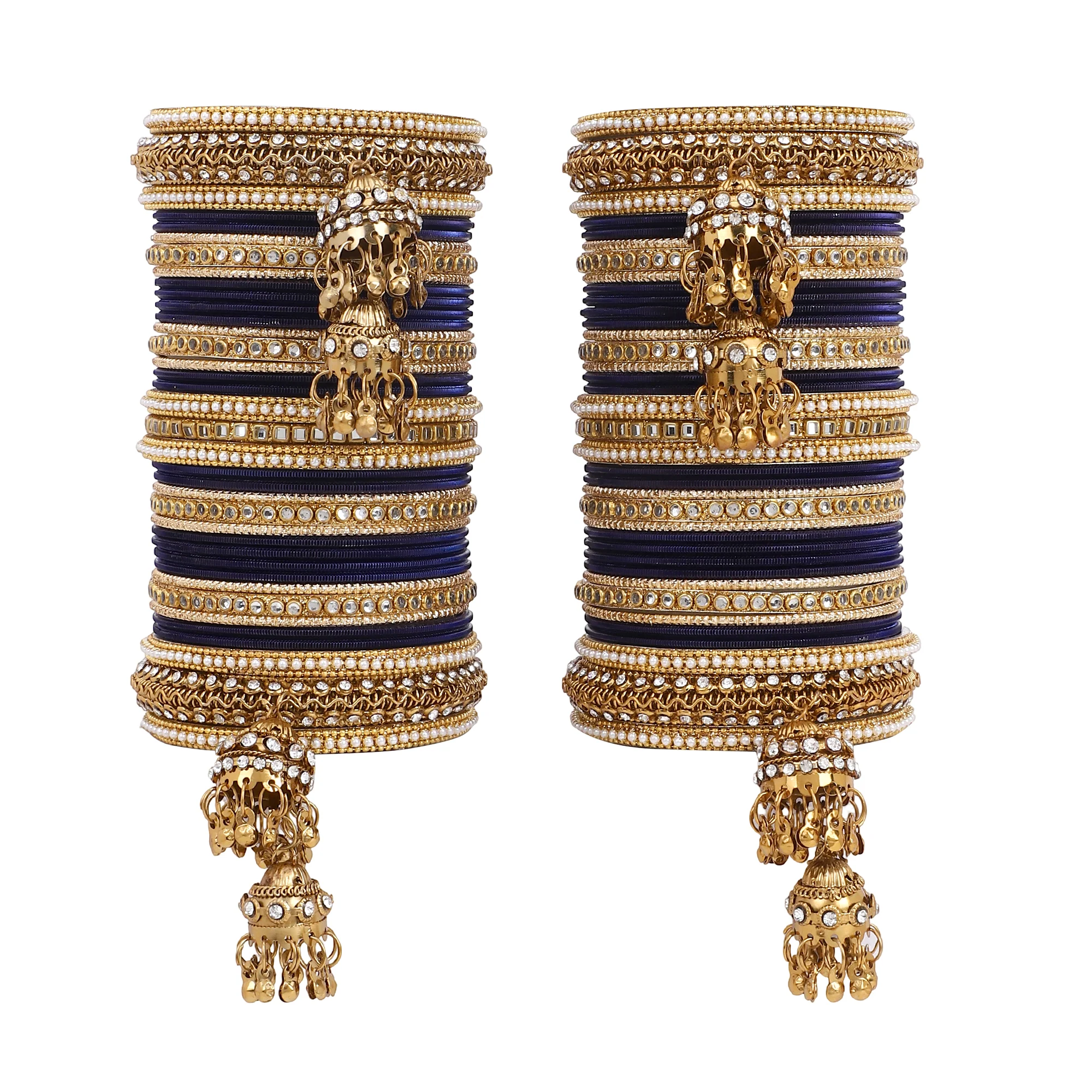 Traditional Jhumki Bangle set by Leshya - Image 6