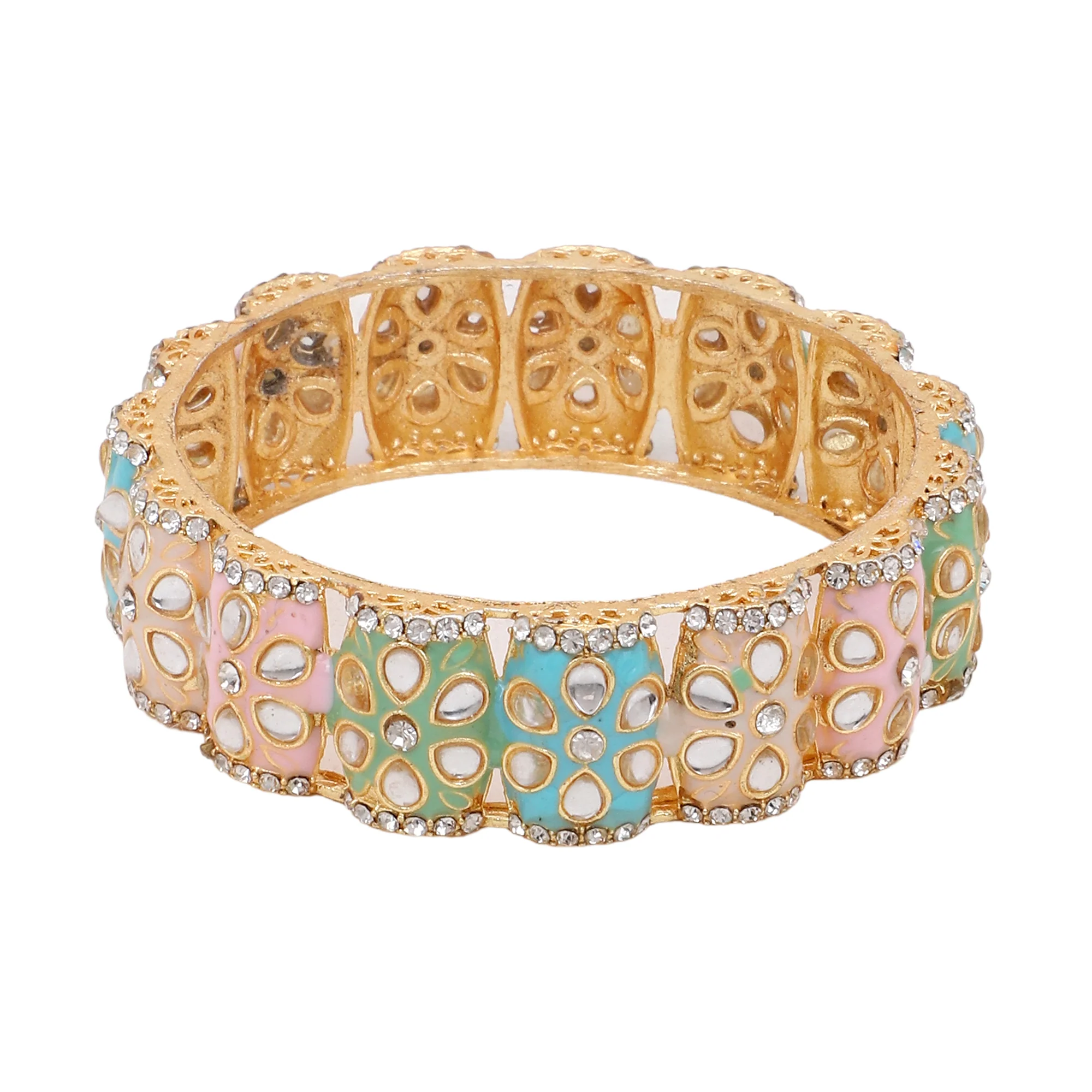 Dailywear Pastel Meenakari Bracelets by Leshya - Image 3