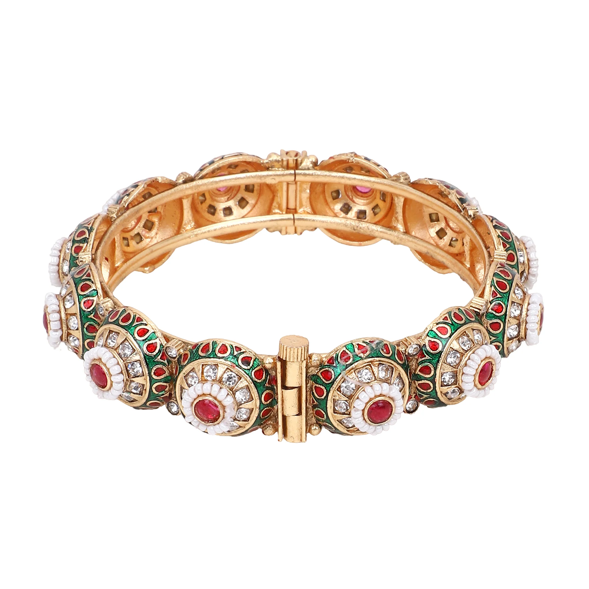 Fancy Meenakari Bracelet for Dailywear by Leshya - Image 5