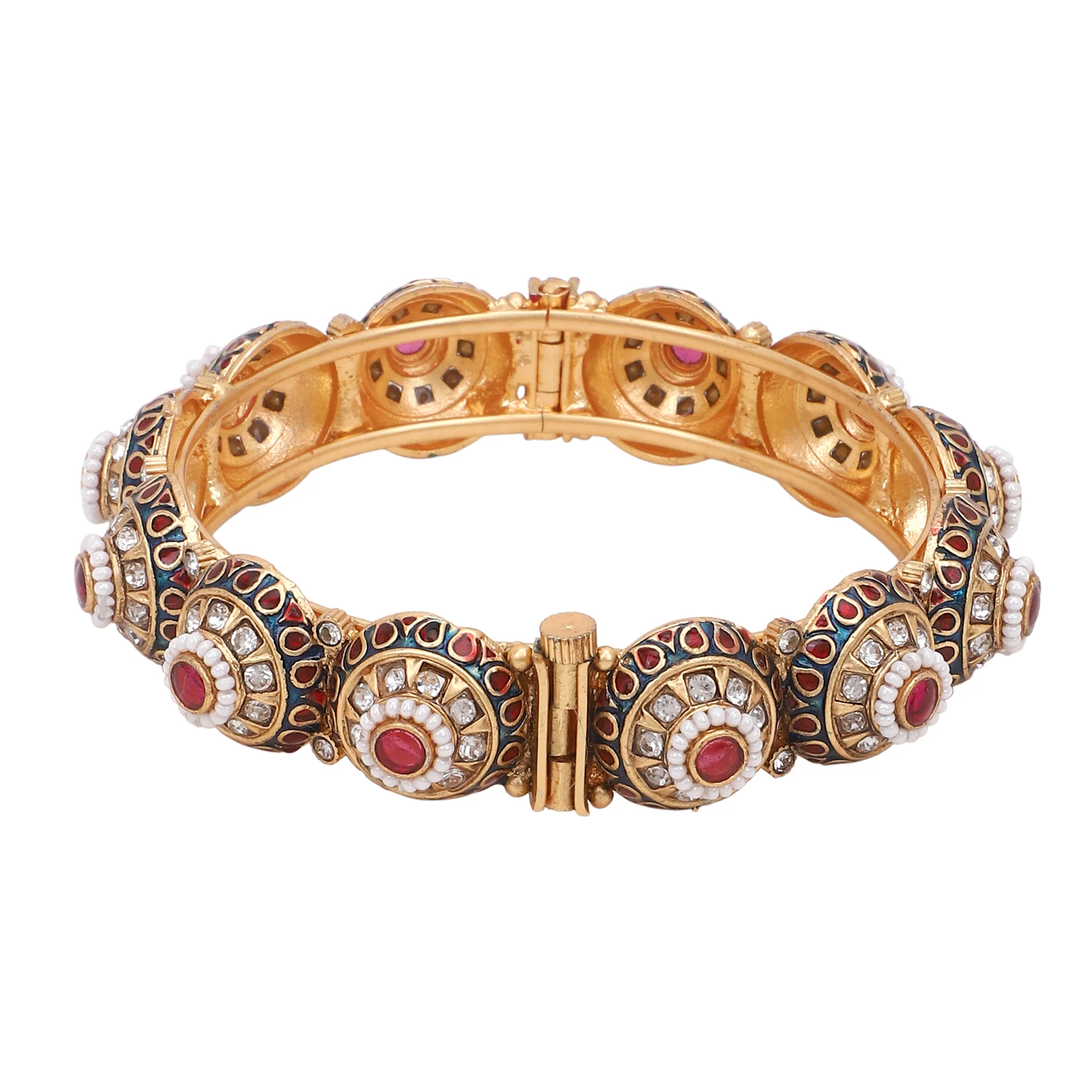 Fancy Meenakari Bracelet for Dailywear by Leshya - Image 7