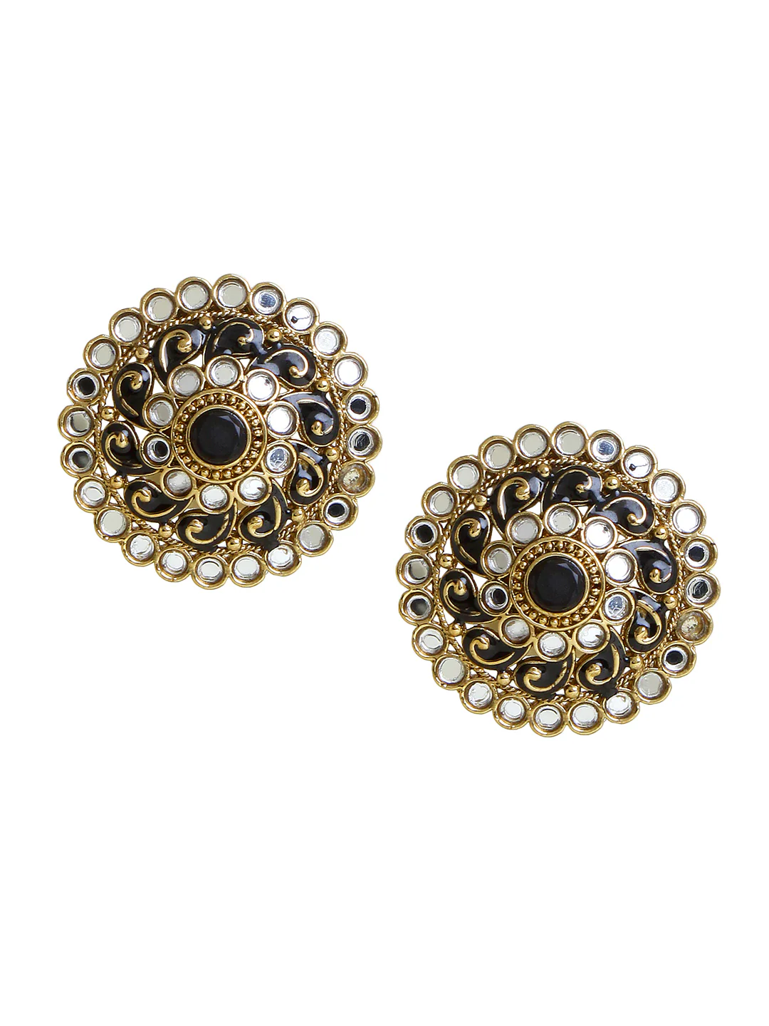 Flower Meenakari Earring by Leshya - Image 2