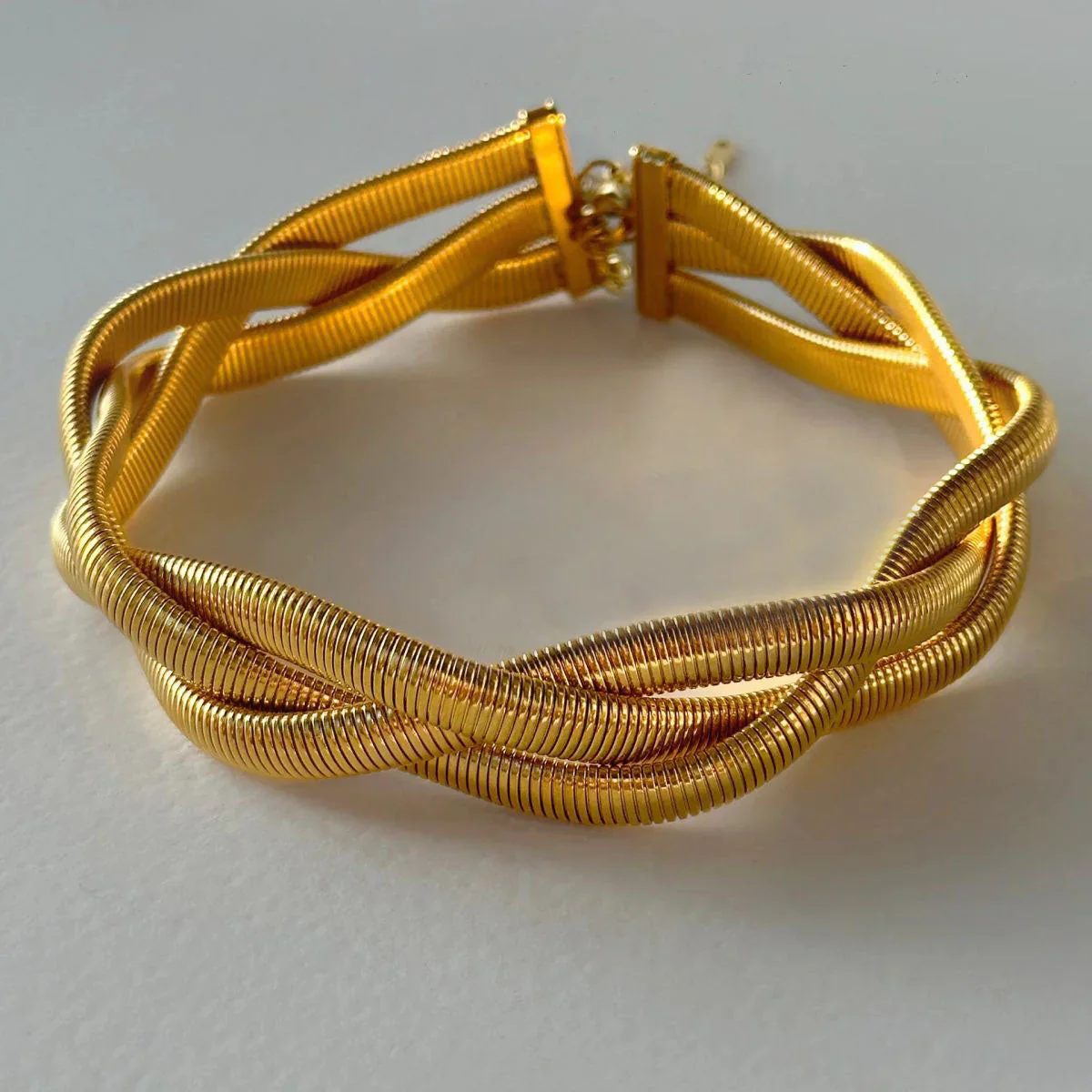 Free Size Gold Chain Bracelet by Leshya - Image 2