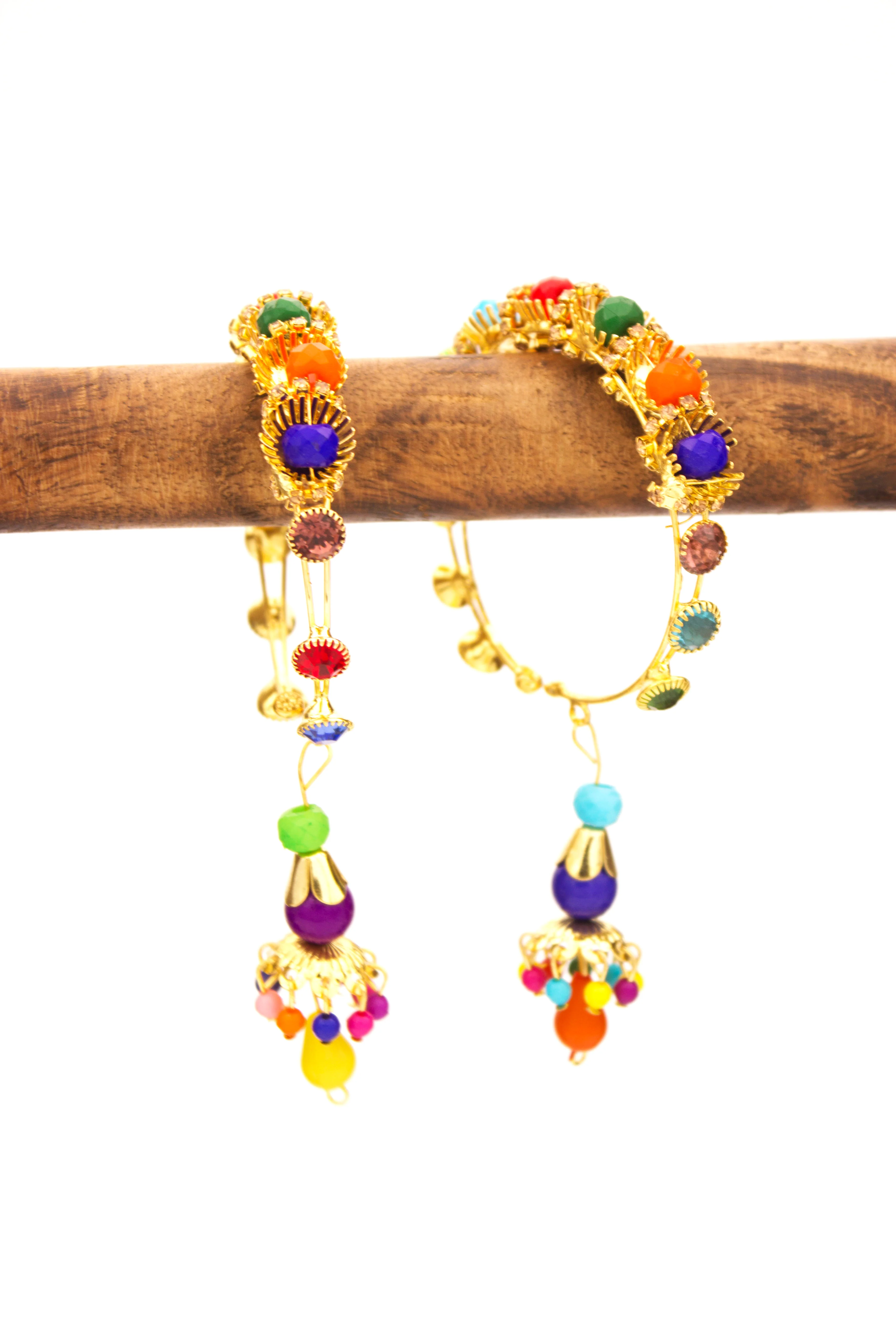 Free Size Multicoloured Bracelet Pair by Leshya - Image 3