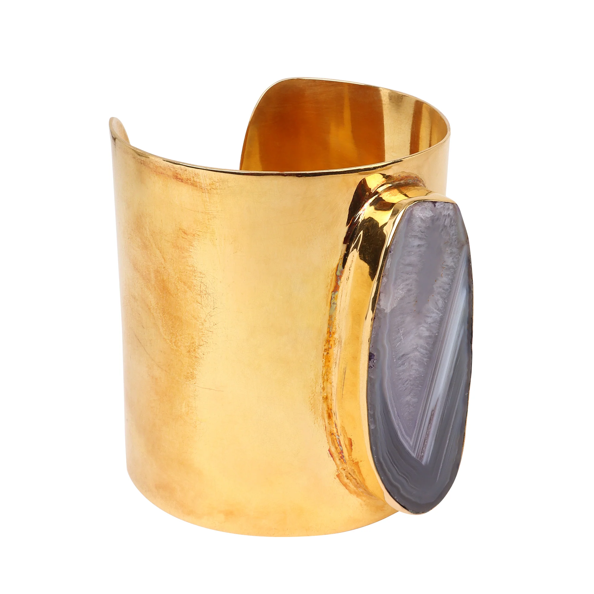 Golden Matte Gold finish Bangle for Eveningwear - Image 3