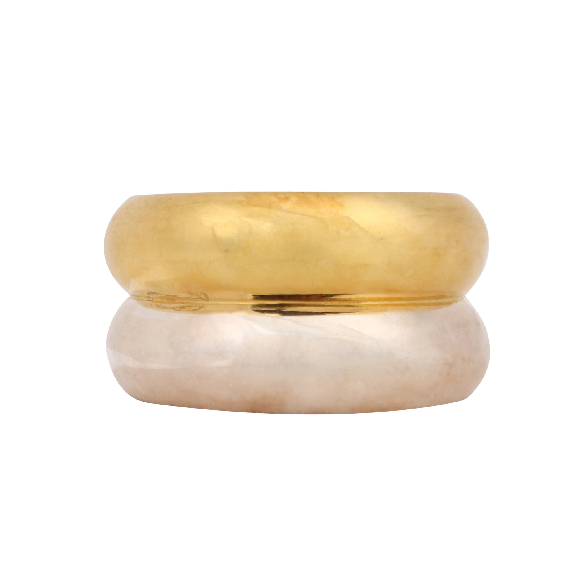 Golden & Silver Matte Gold finish Bracelet Pair - Image 6