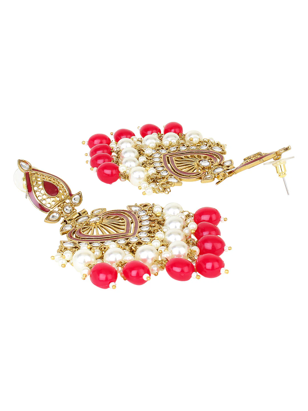 Jhumki Earring with Meenakari by Leshya - Image 9