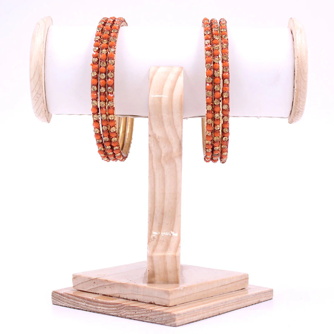 Brass Based Bangles with Coloured Stones by Leshya - Image 14