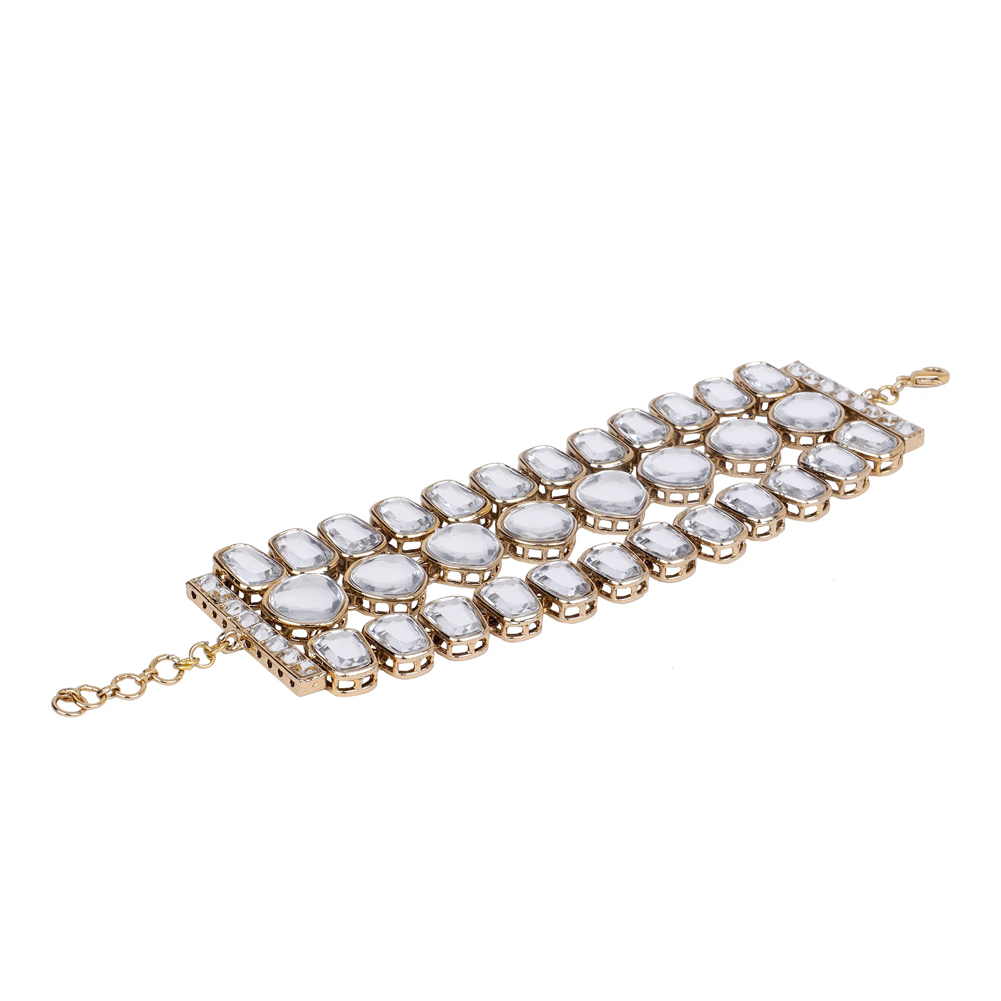 Kundan Beaded chain bracelet - Image 10