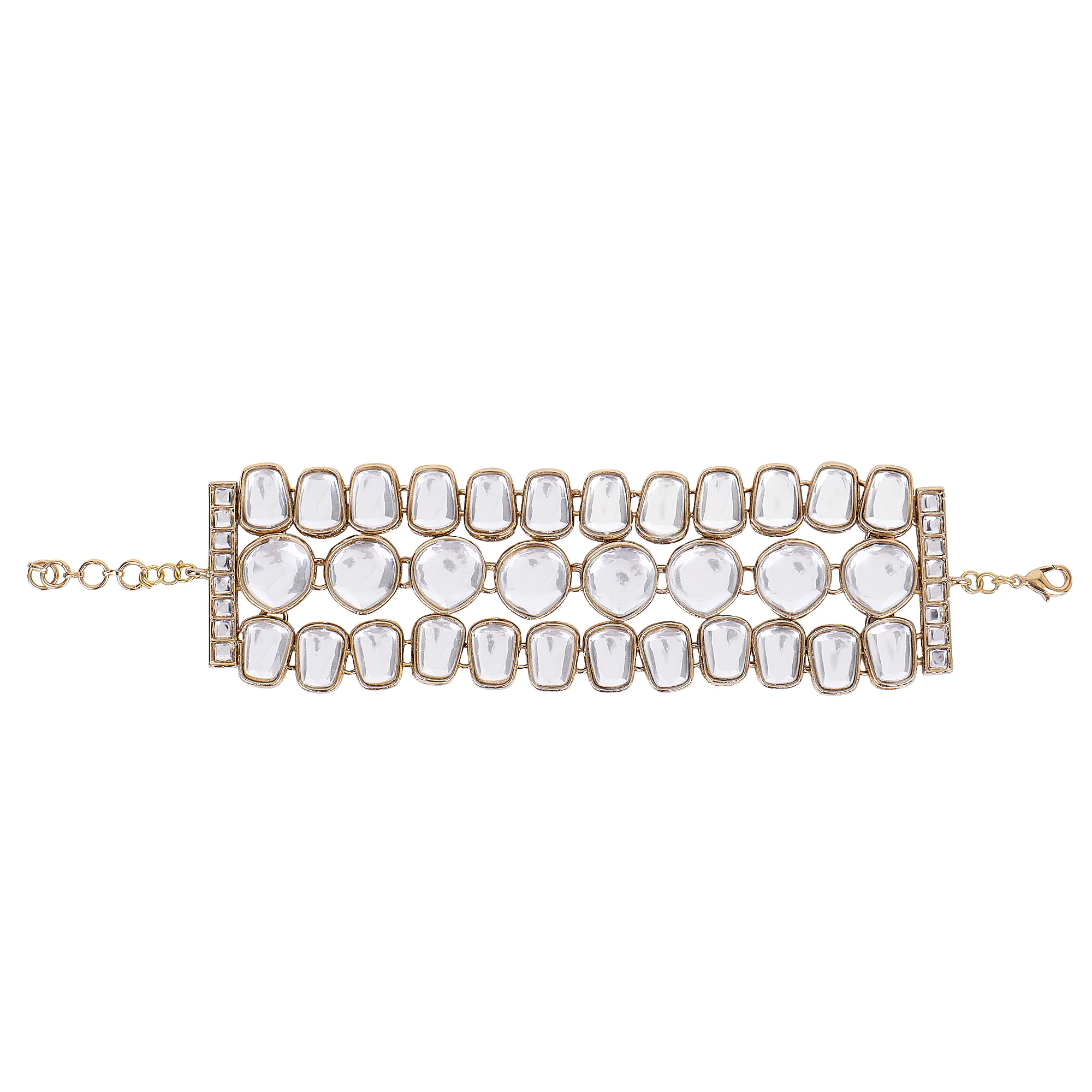 Kundan Beaded chain bracelet - Image 11