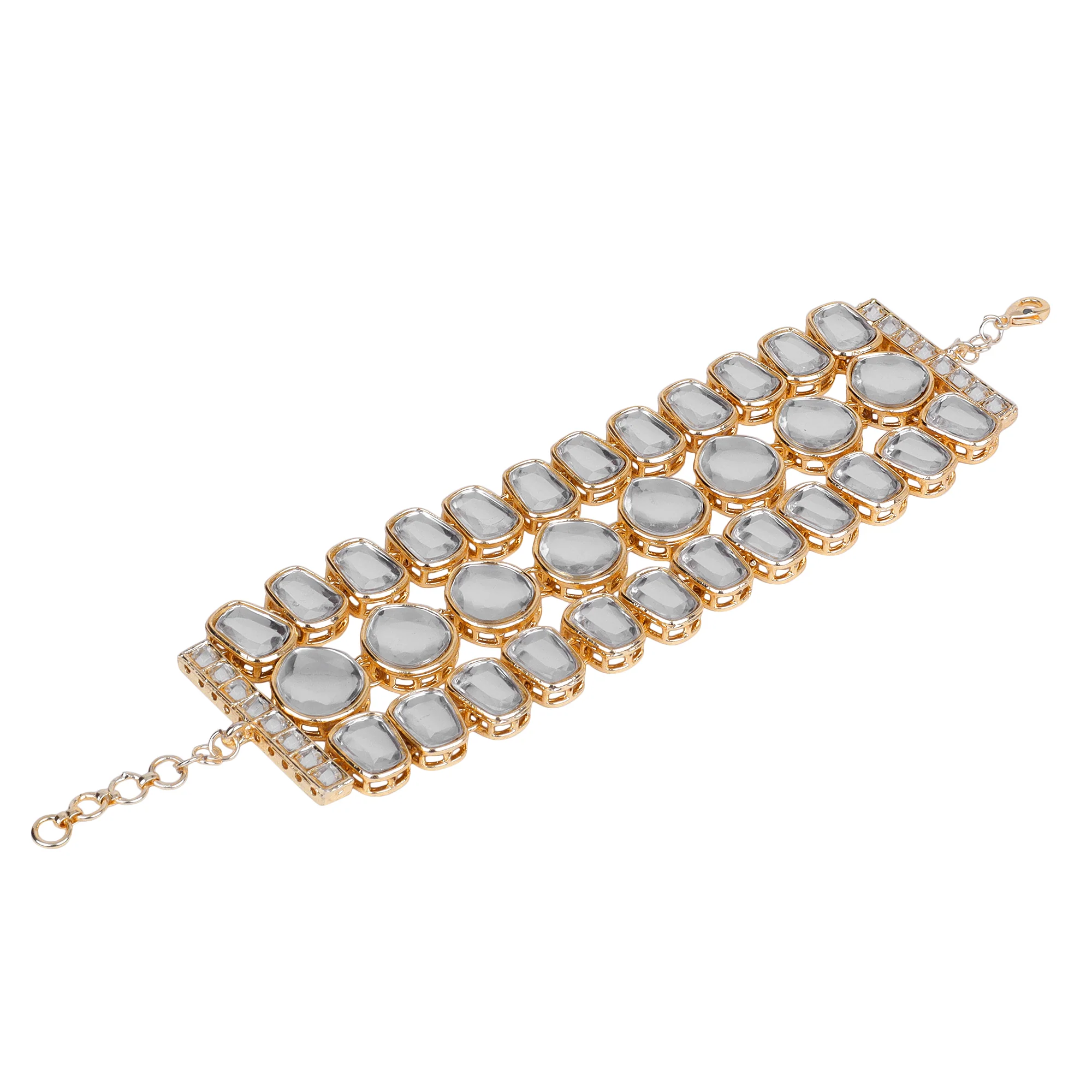 Kundan Beaded chain bracelet - Image 8