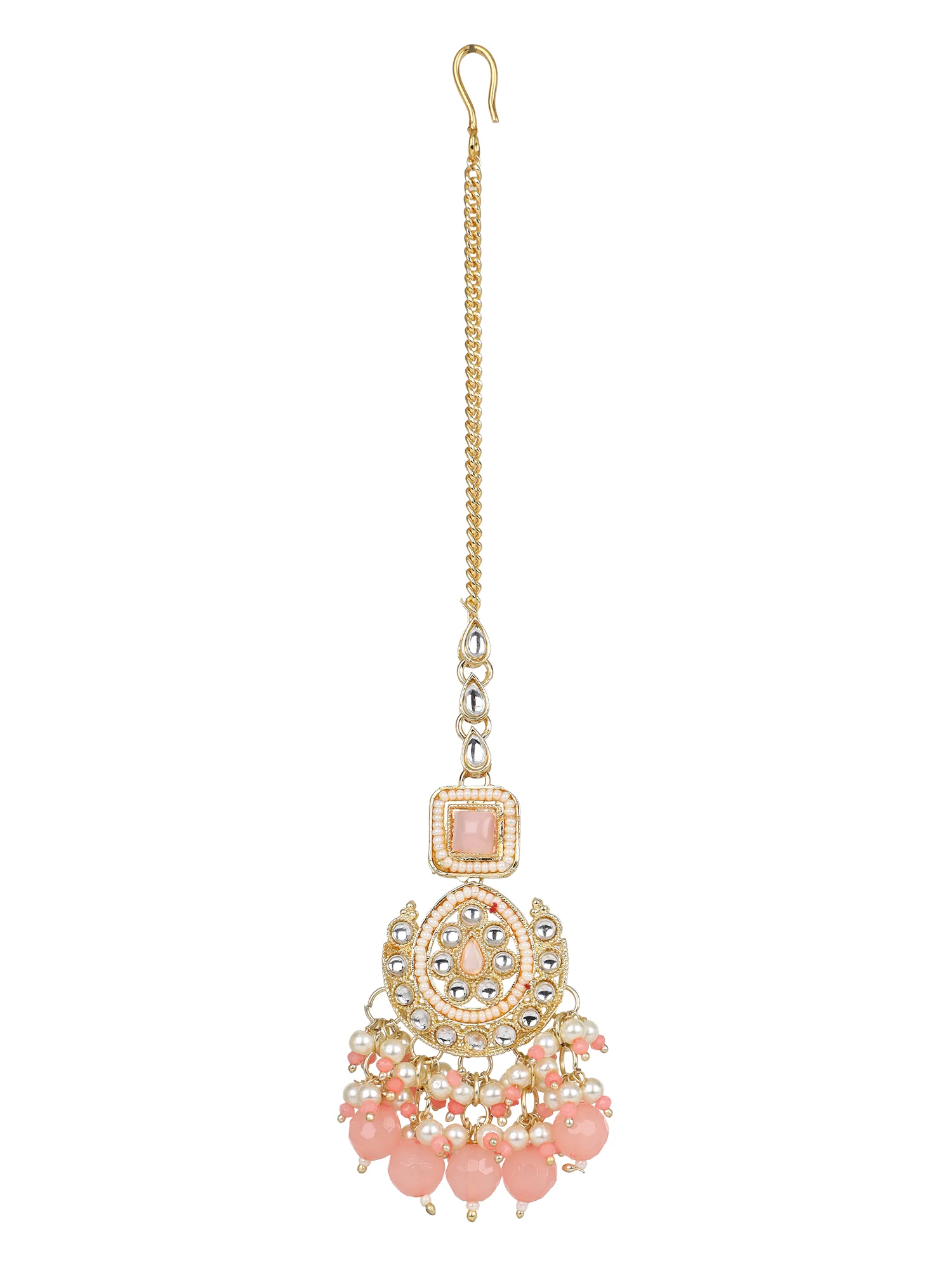 Kundan Long Necklace and Earring set by Leshya - Image 5