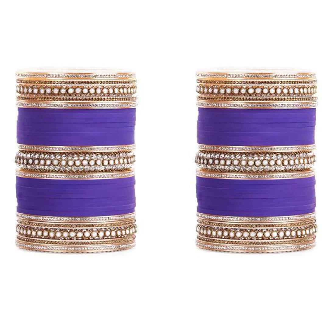 Lac Wedding Chura With Pearl Work - Image 6