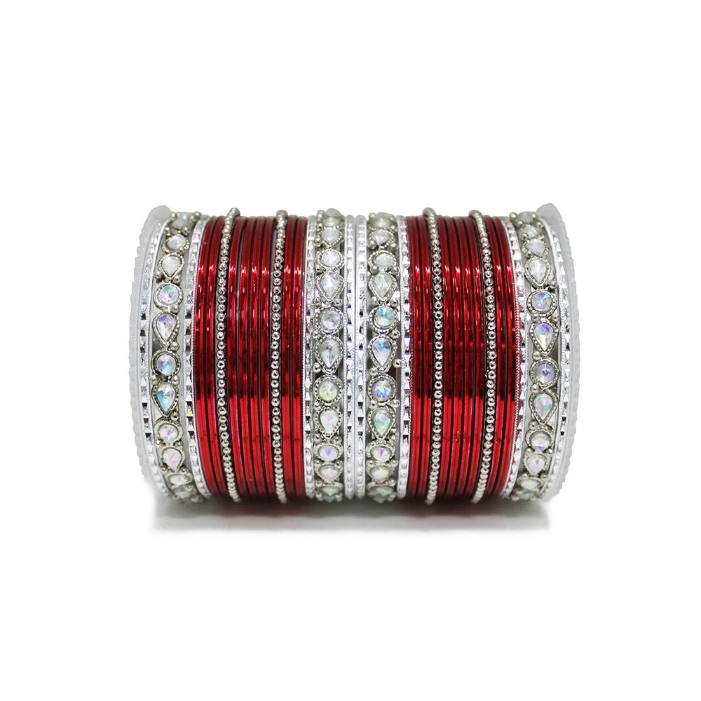 Kundan Gold Plating Bangle Set - Image 8