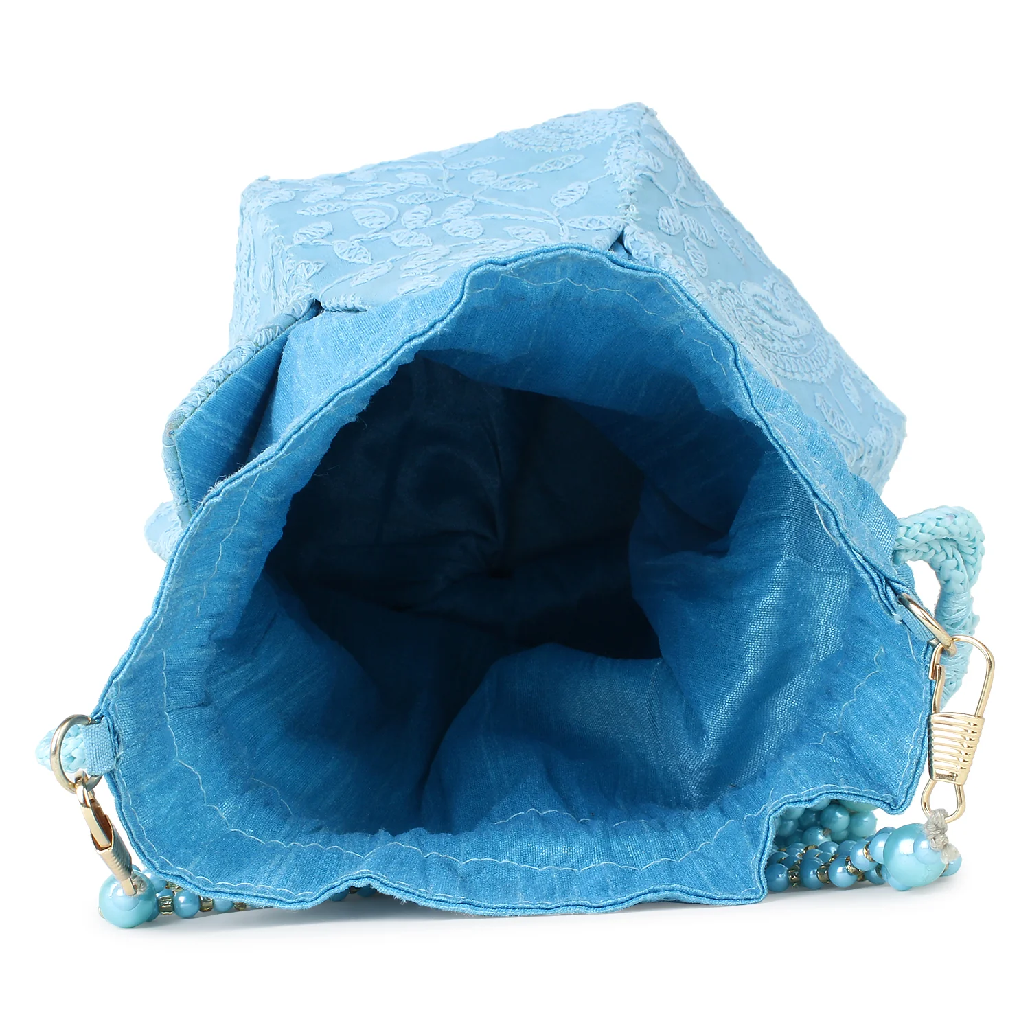 Lotus Potli with embroidery by Leshya - Image 5