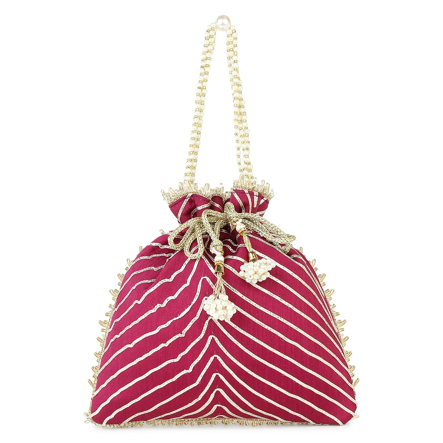 Modern Embroided Potli by Leshya - Image 3