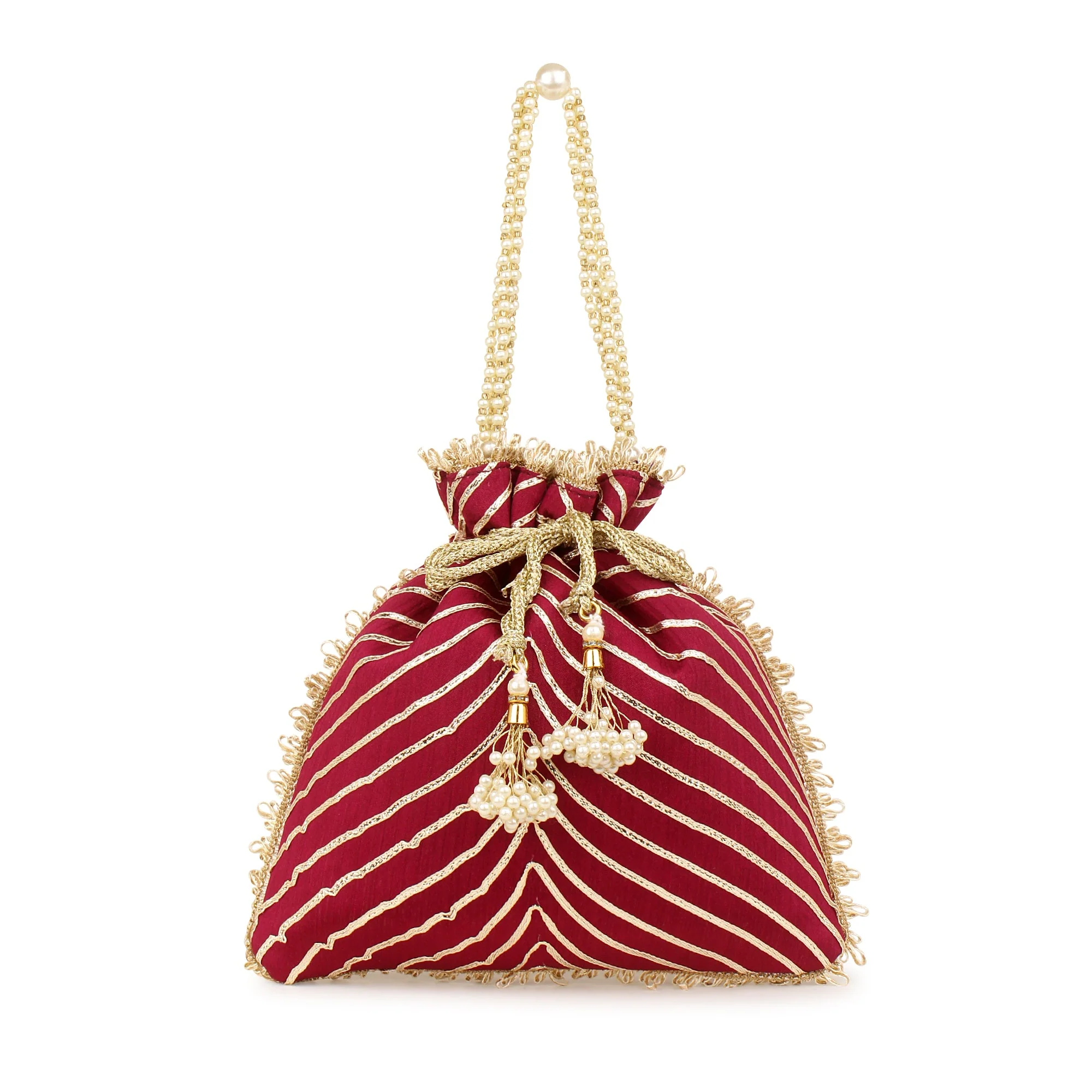 Modern Embroided Potli by Leshya - Image 8