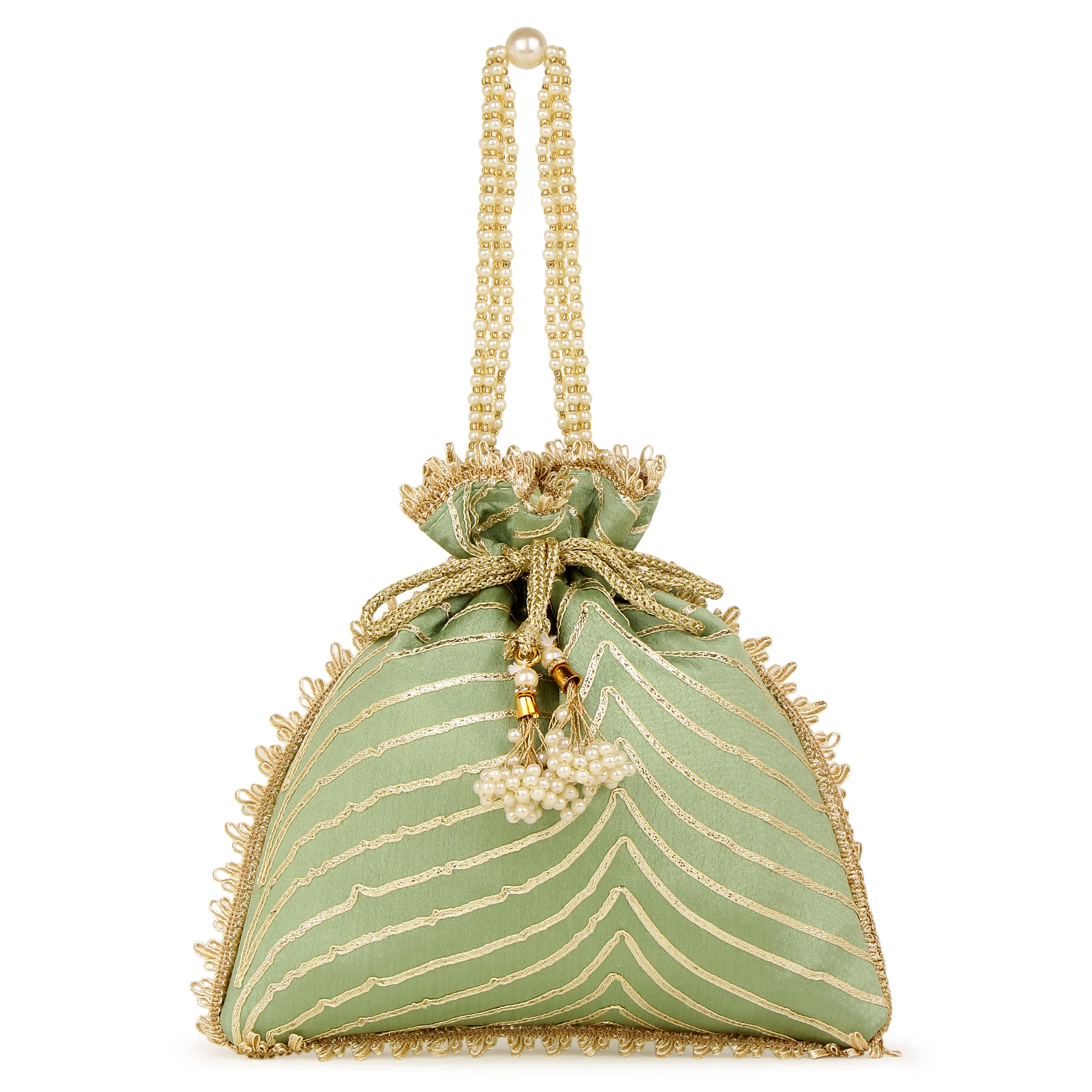 Modern Embroided Potli by Leshya - Image 12